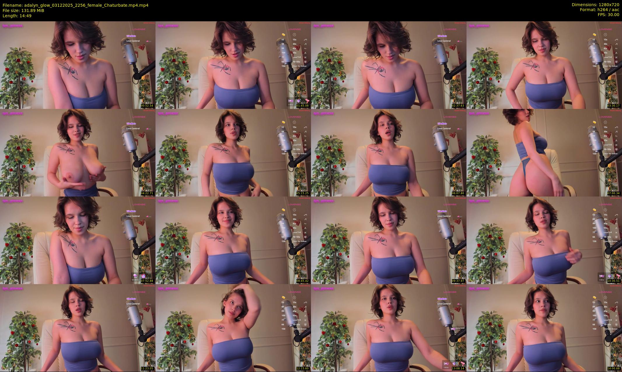 adalyn_glow — 15 minute Chaturbate female cam show recording, 720p, Dec 3, 2025