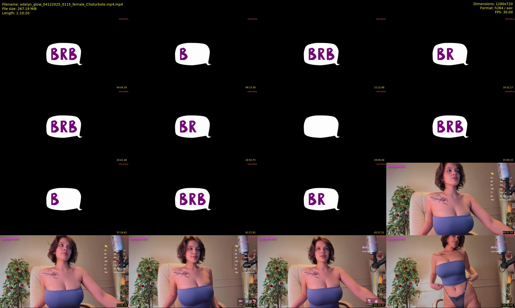 adalyn_glow — 71 minute Chaturbate female cam show recording, 720p, Dec 4, 2025