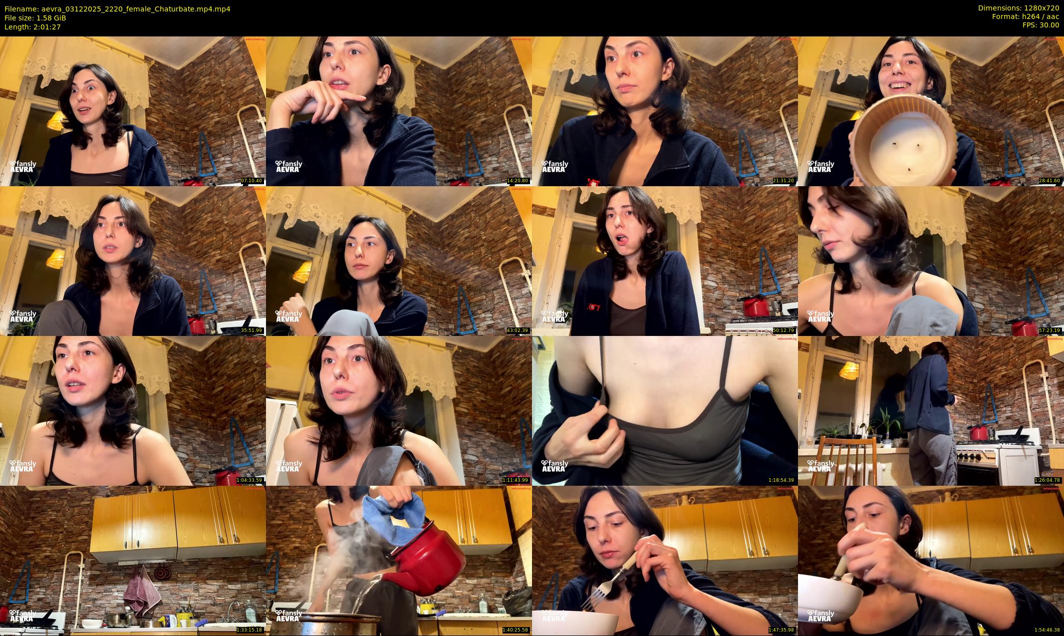 aevra — 122 minute Chaturbate female cam show recording, 720p, Dec 3, 2025