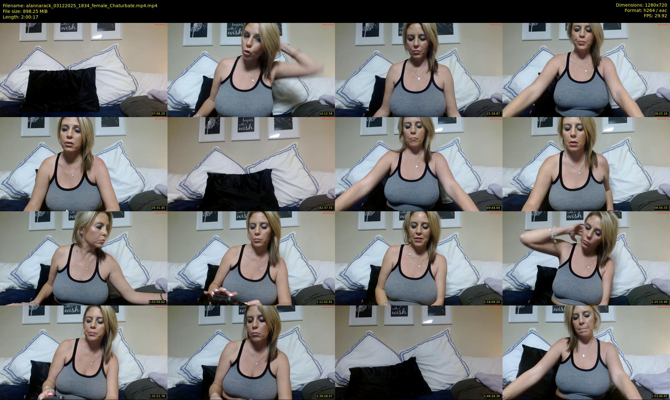 alannarack — 121 minute Chaturbate female cam show recording, 720p, Dec 3, 2025