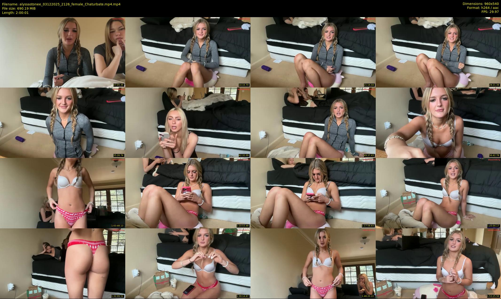 alyssastonee — 121 minute Chaturbate female cam show recording, 480p, Dec 3, 2025