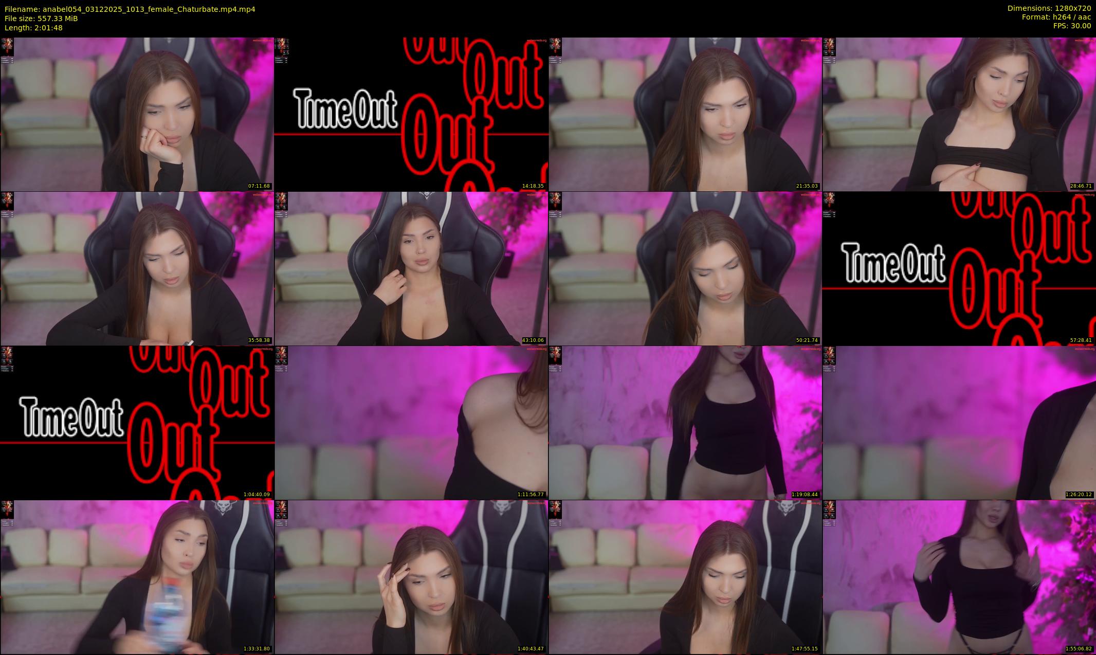anabel054 — 122 minute Chaturbate female cam show recording, 720p, Dec 3, 2025