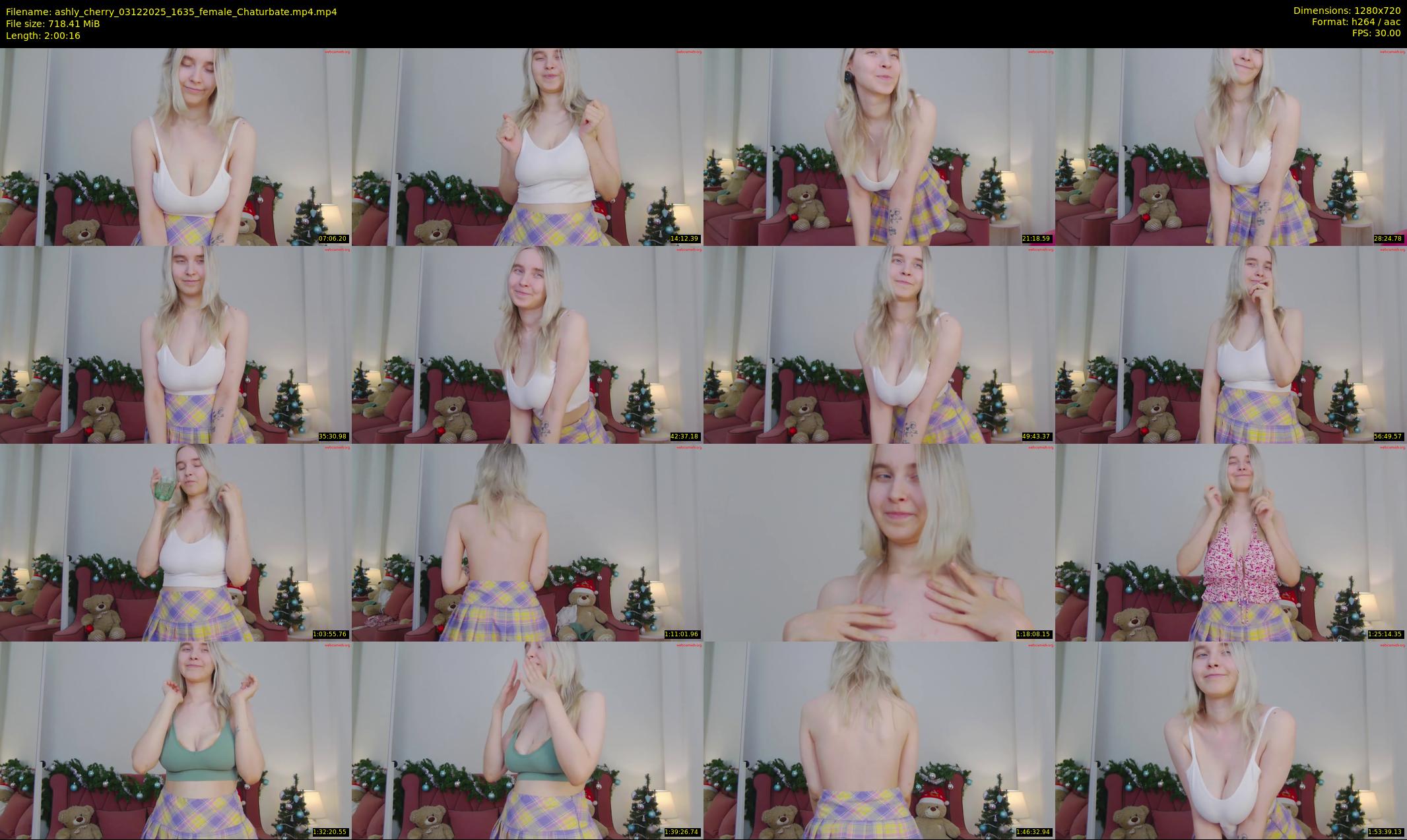 ashly_cherry — 121 minute Chaturbate female cam show recording, 720p, Dec 3, 2025