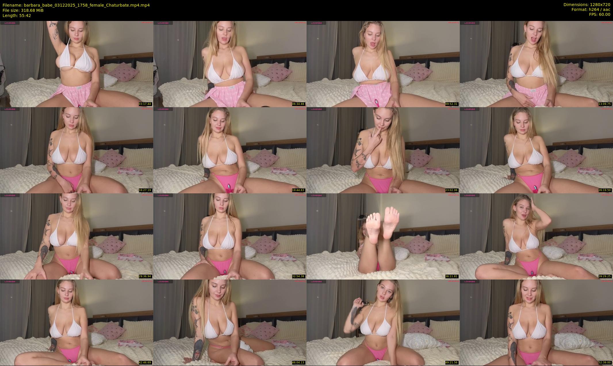 barbara_babe — 56 minute Chaturbate female cam show recording, 720p, Dec 3, 2025