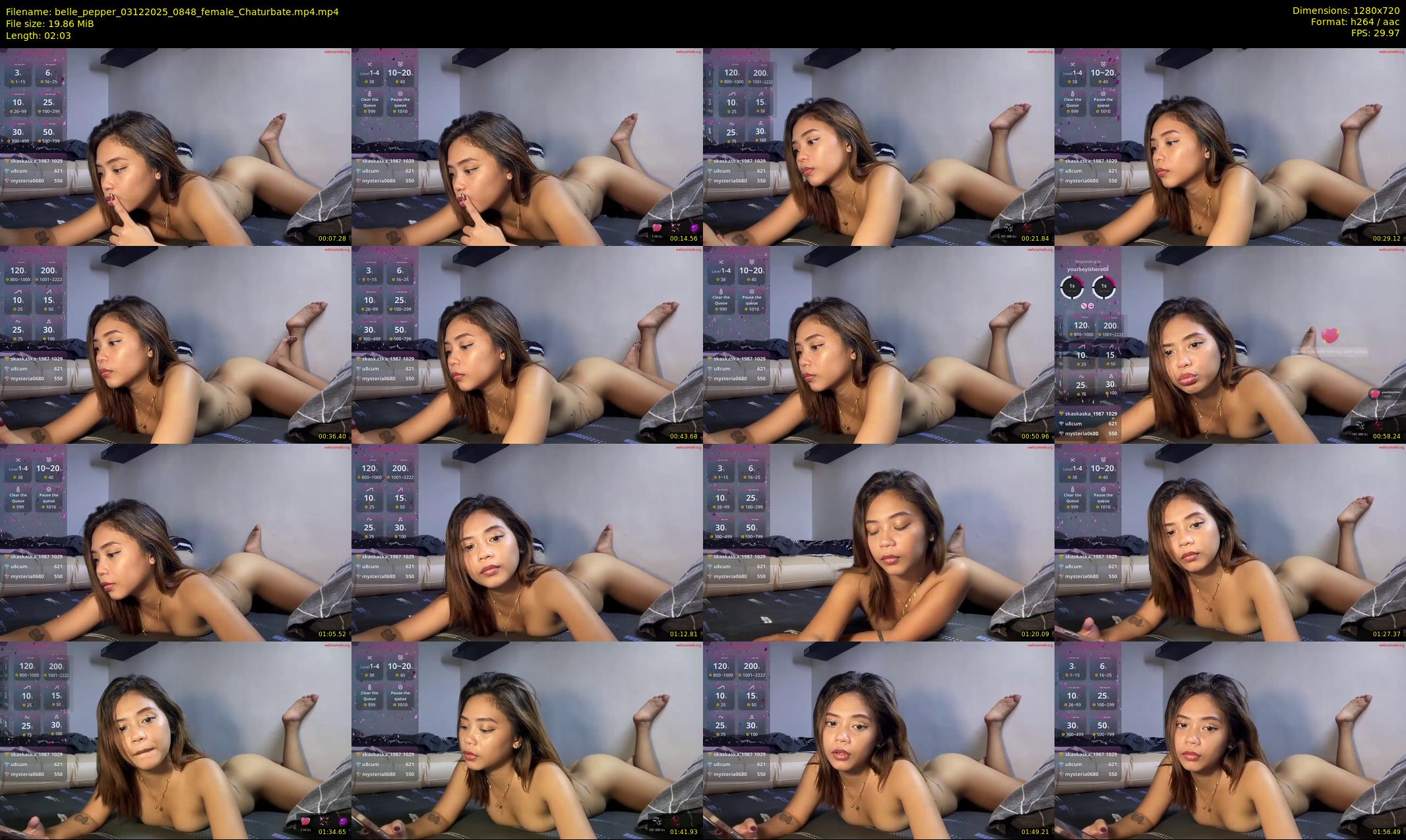 belle_pepper — 3 minute Chaturbate female cam show recording, 720p, Dec 3, 2025