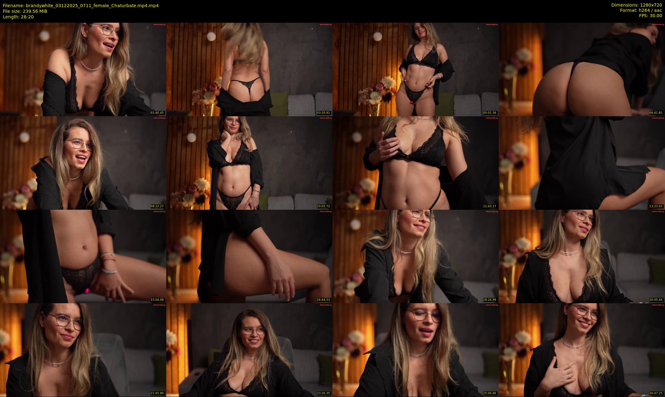 brandywhite — 29 minute Chaturbate female cam show recording, 720p, Dec 3, 2025