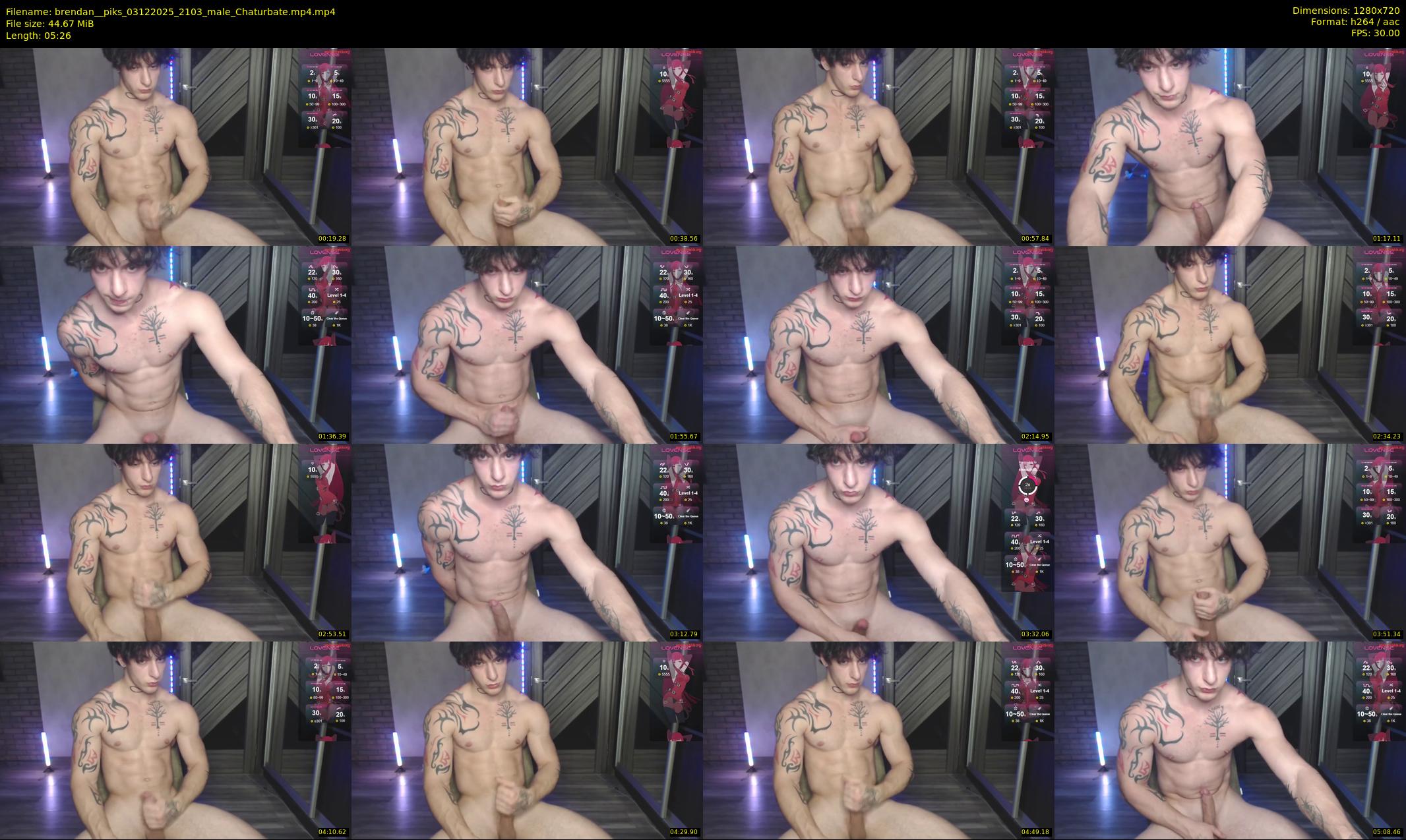 brendan__piks — 6 minute Chaturbate male cam show recording, 720p, Dec 3, 2025