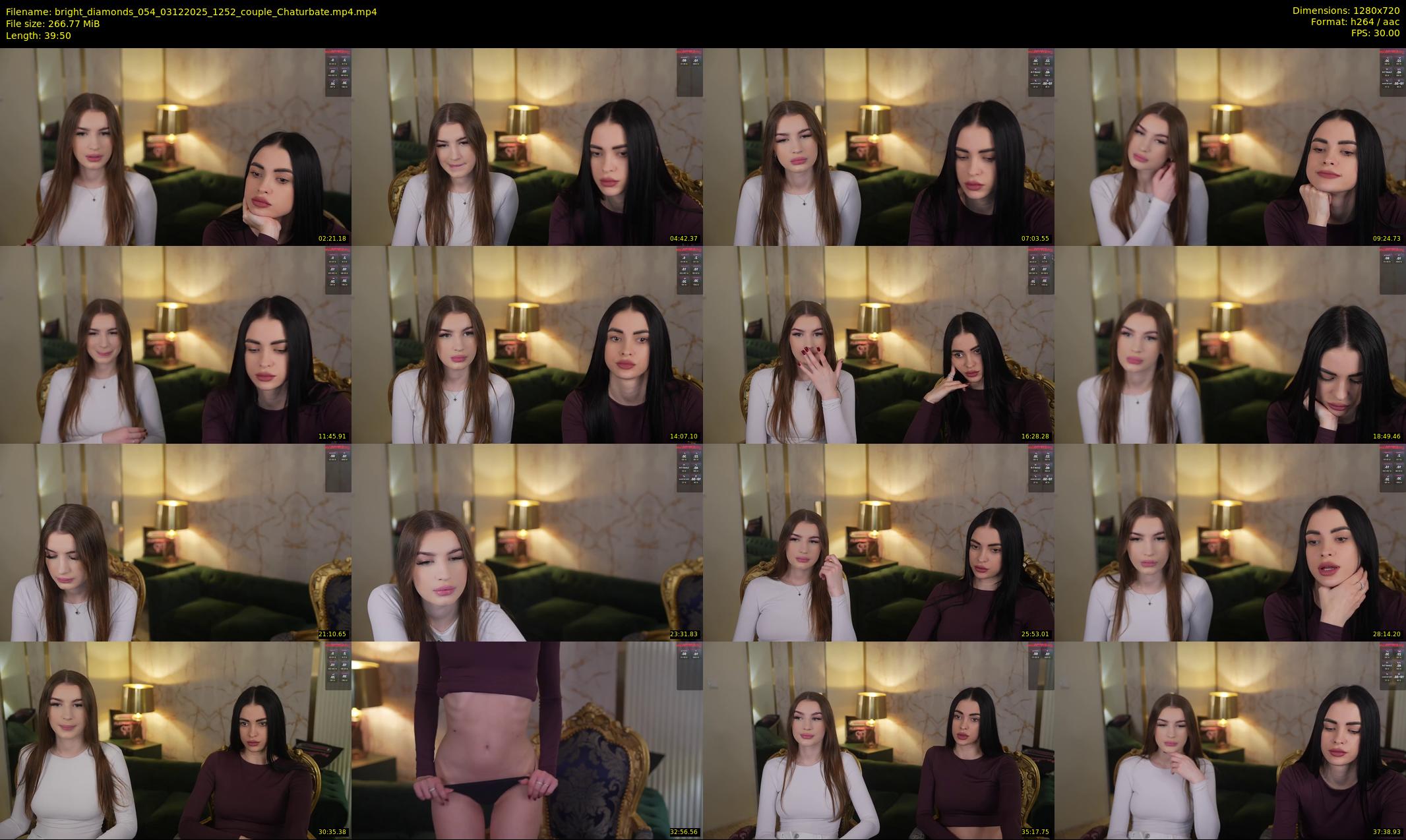 bright_diamonds_054 — 40 minute Chaturbate couple cam show recording, 720p, Dec 3, 2025