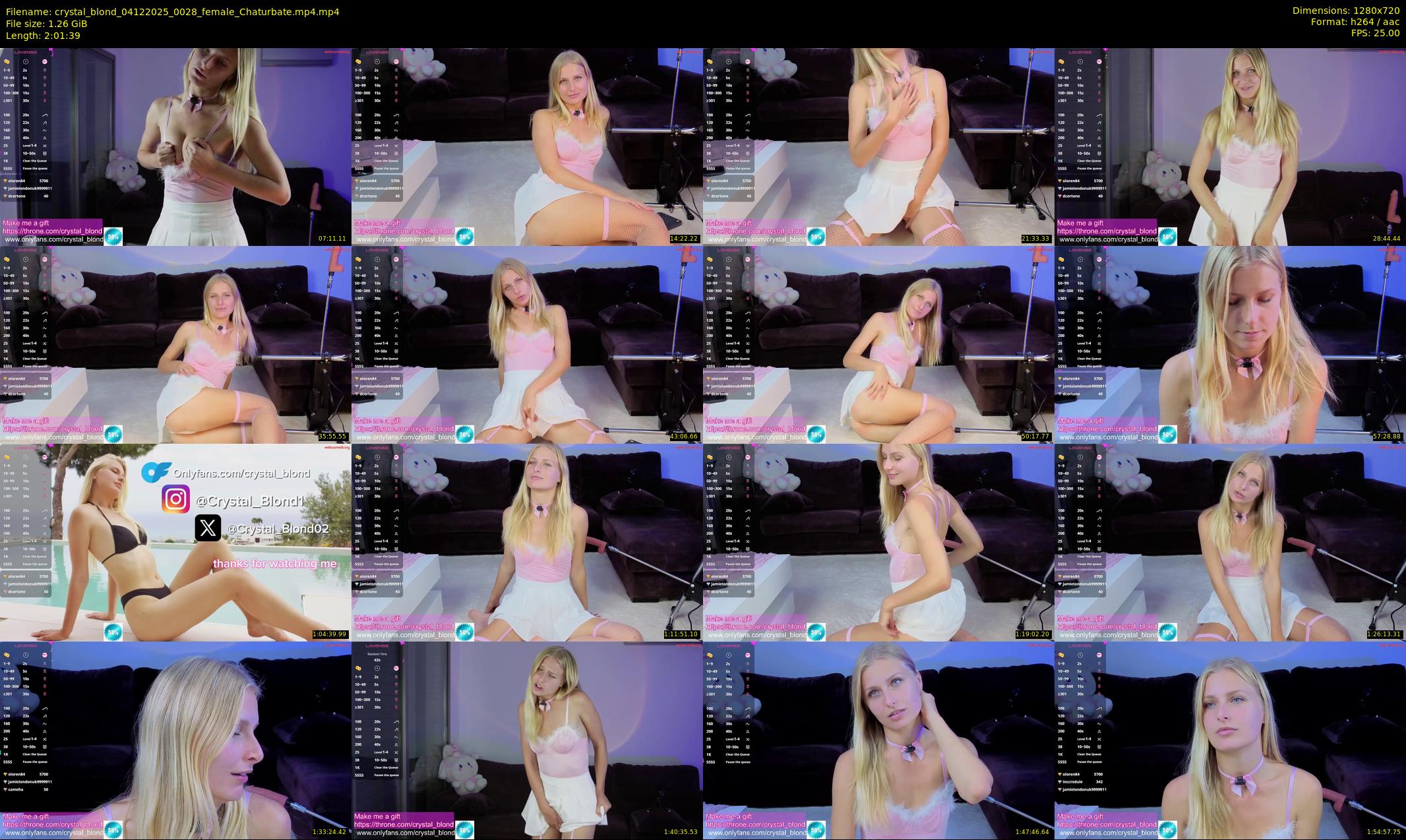 crystal_blond — 122 minute Chaturbate female cam show recording, 720p, Dec 4, 2025