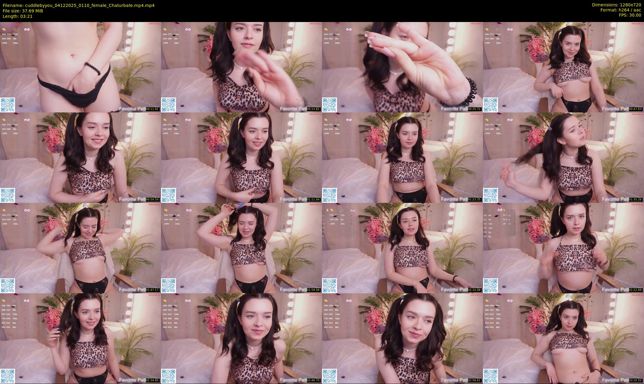 cuddlebyyou — 4 minute Chaturbate female cam show recording, 720p, Dec 4, 2025