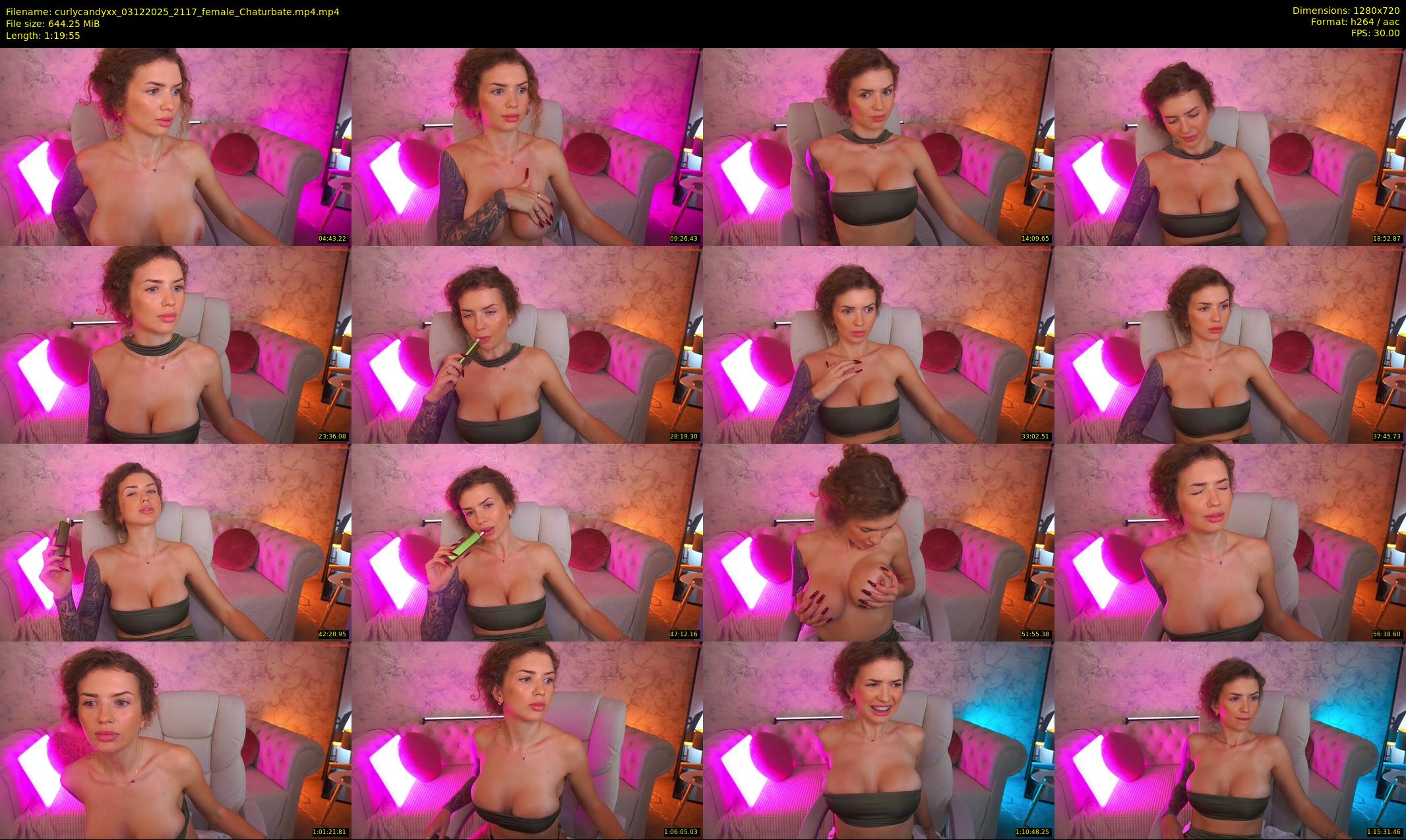 curlycandyxx — 80 minute Chaturbate female cam show recording, 720p, Dec 3, 2025
