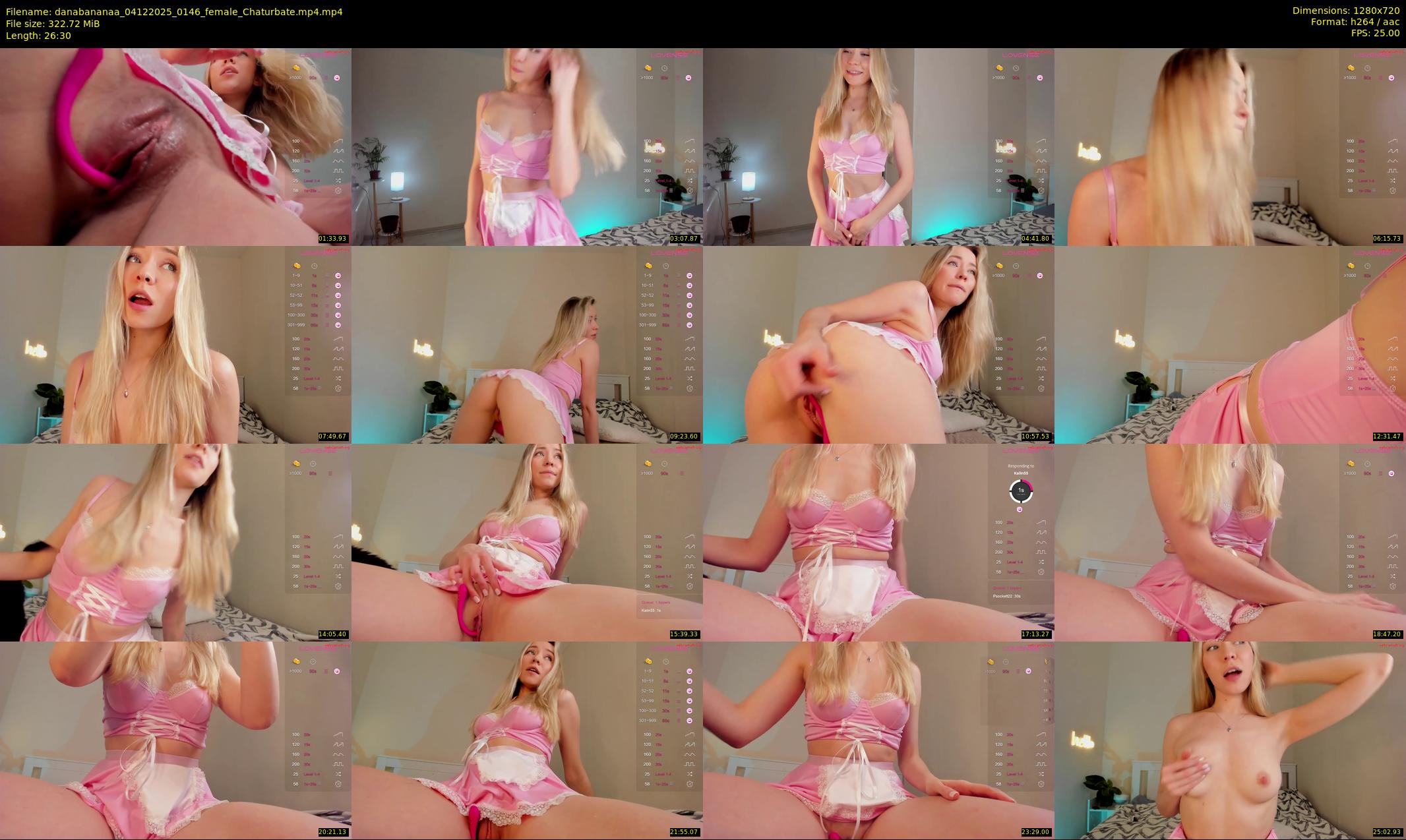 danabananaa — 27 minute Chaturbate female cam show recording, 720p, Dec 4, 2025