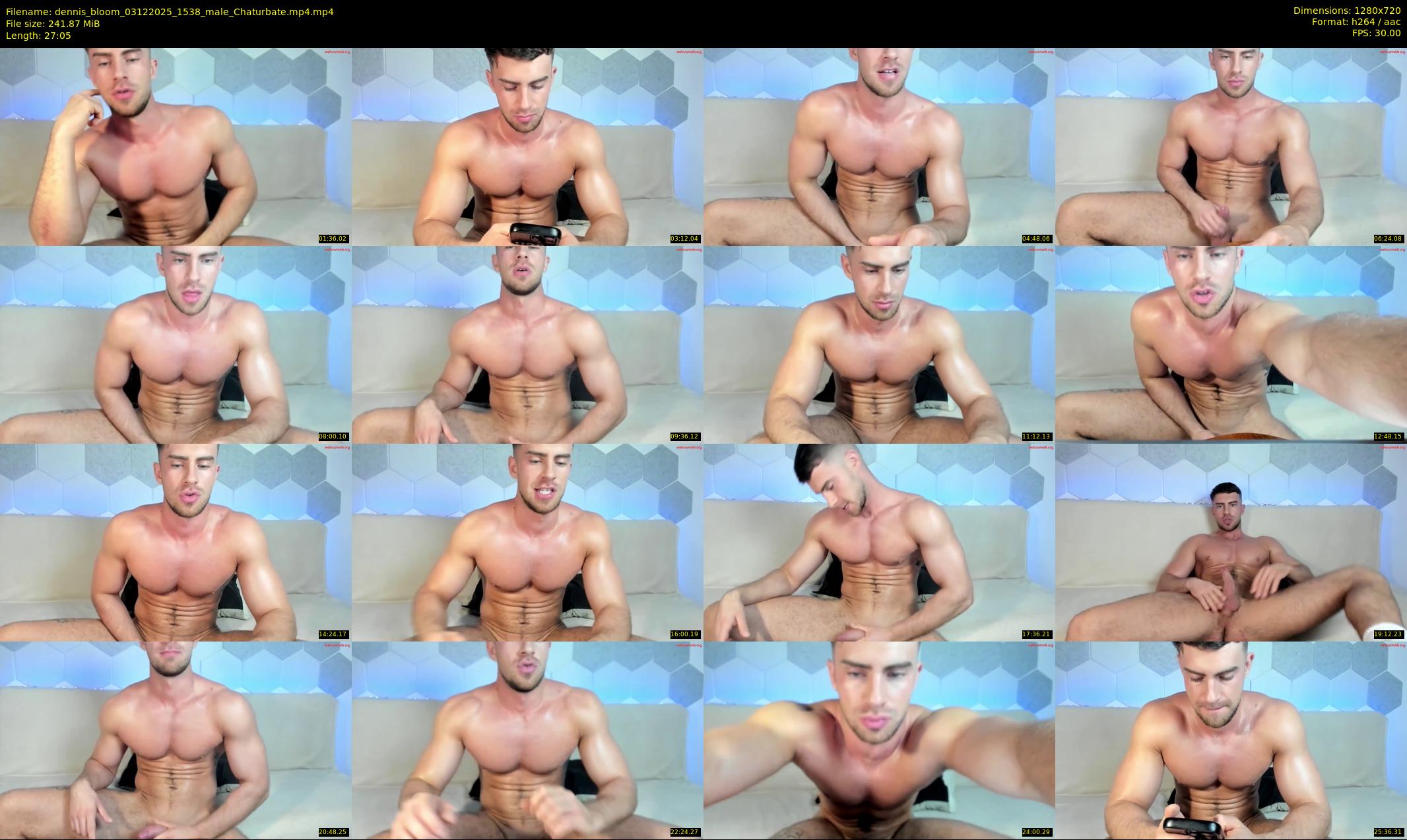 dennis_bloom — 28 minute Chaturbate male cam show recording, 720p, Dec 3, 2025