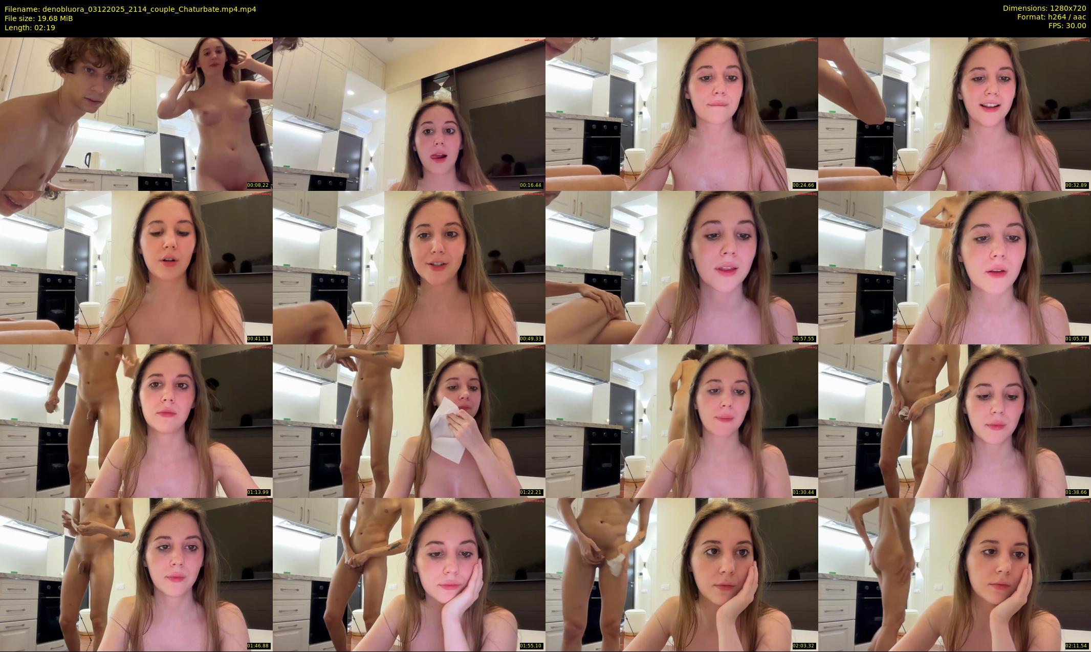 denobluora — 3 minute Chaturbate male cam show recording, 720p, Dec 3, 2025