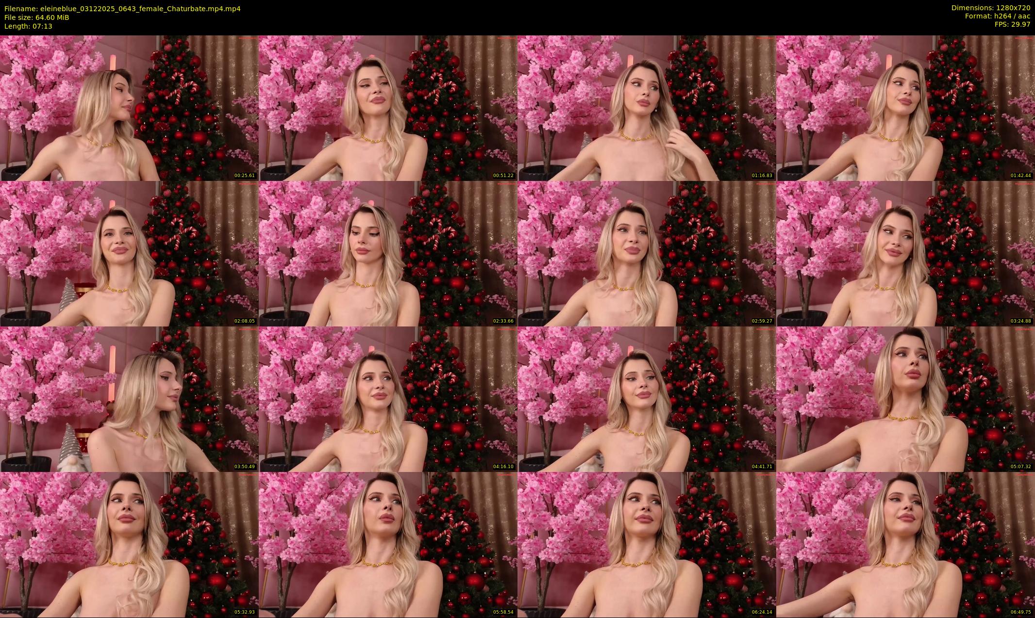 eleineblue — 8 minute Chaturbate female cam show recording, 720p, Dec 3, 2025