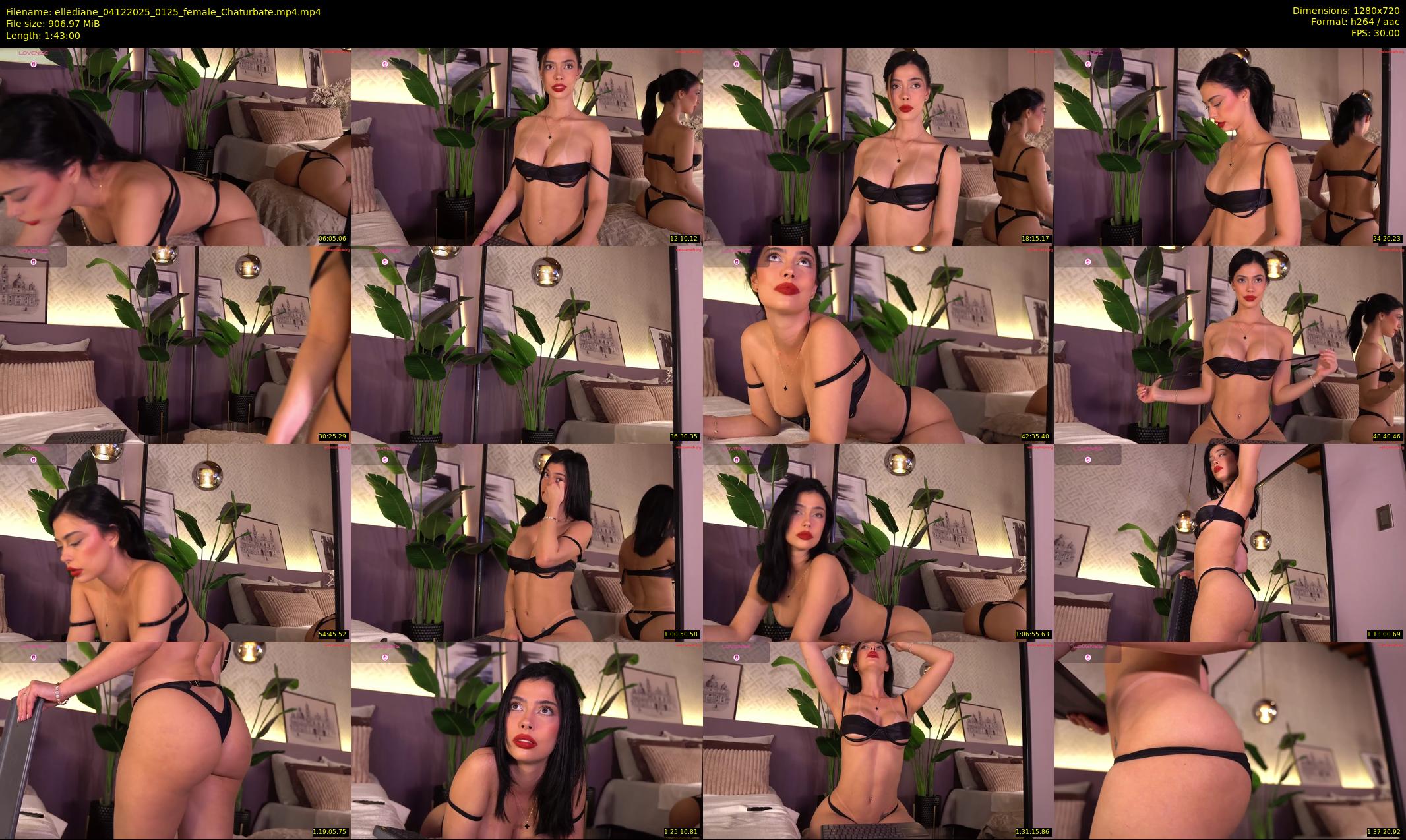 ellediane — 103 minute Chaturbate female cam show recording, 720p, Dec 4, 2025