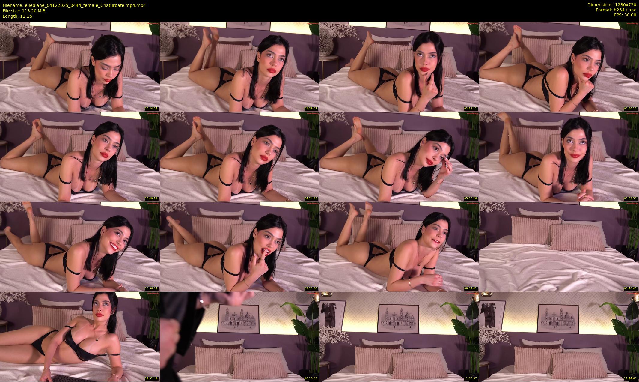 ellediane — 13 minute Chaturbate female cam show recording, 720p, Dec 4, 2025