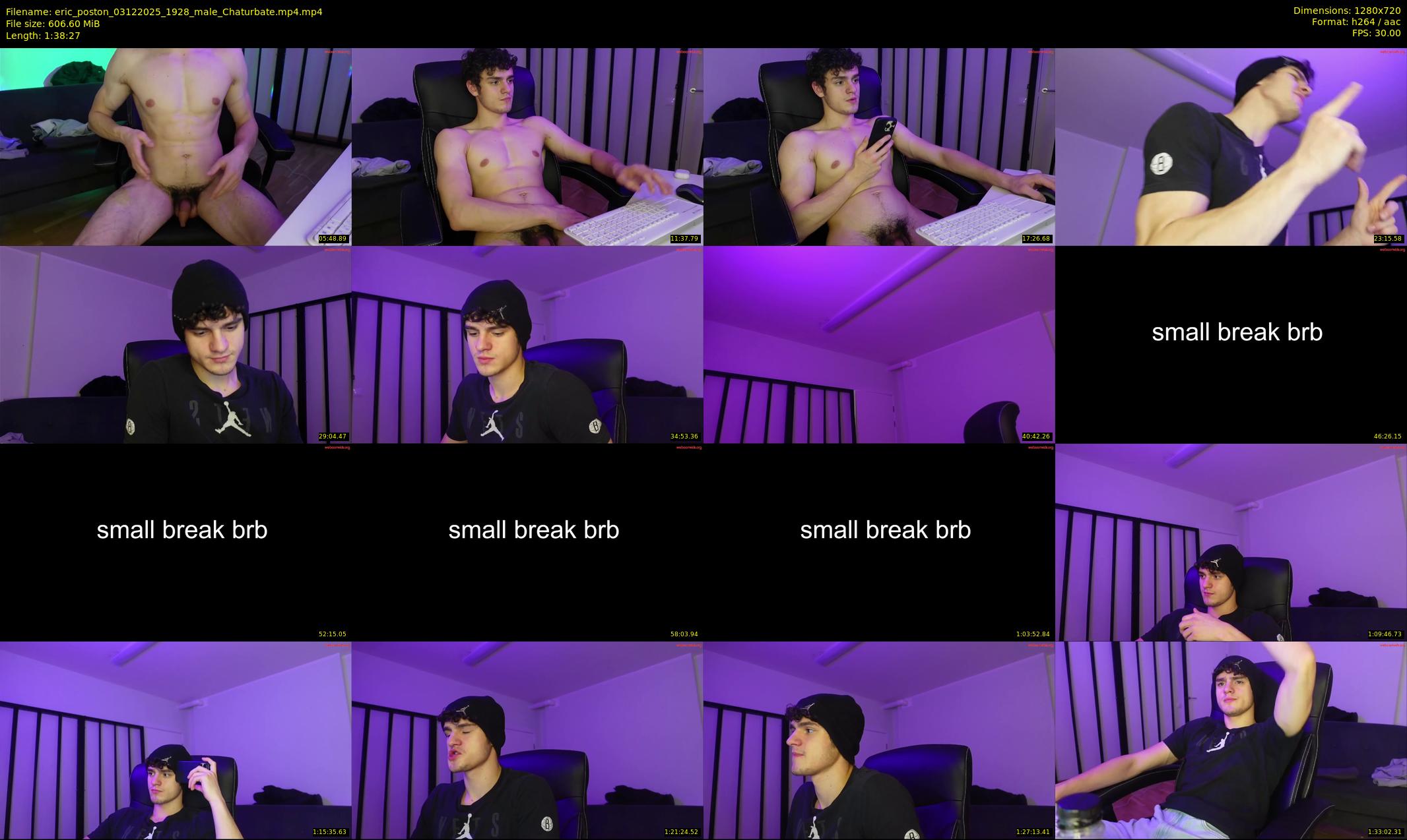 eric_poston — 99 minute Chaturbate male cam show recording, 720p, Dec 3, 2025