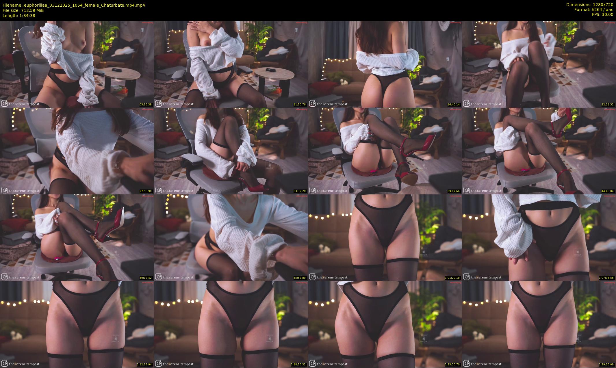 euphoriiiaa — 95 minute Chaturbate female cam show recording, 720p, Dec 3, 2025