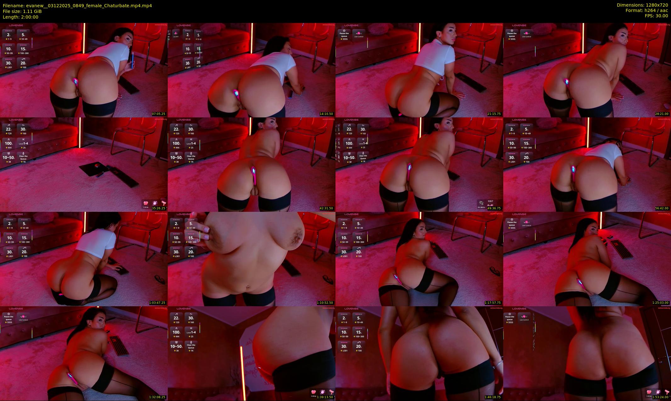 evanew_ — 120 minute Chaturbate female cam show recording, 720p, Dec 3, 2025