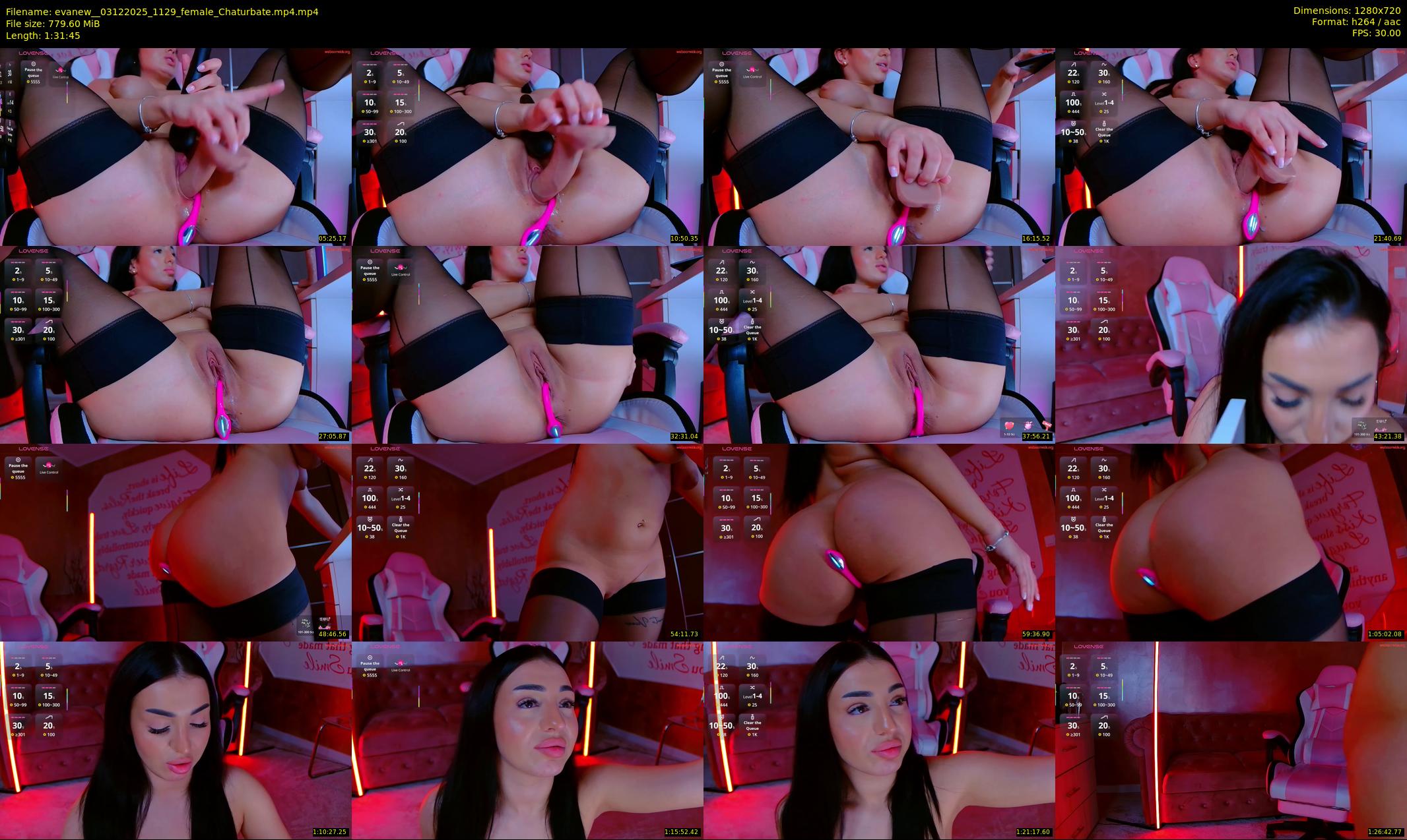 evanew_ — 92 minute Chaturbate female cam show recording, 720p, Dec 3, 2025
