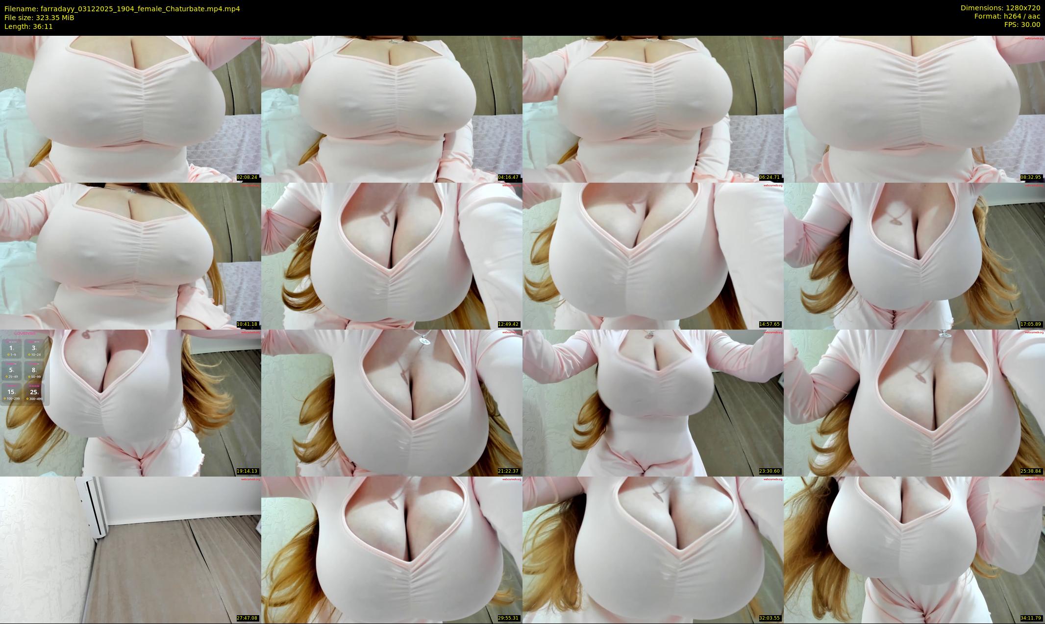 farradayy — 37 minute Chaturbate female cam show recording, 720p, Dec 3, 2025