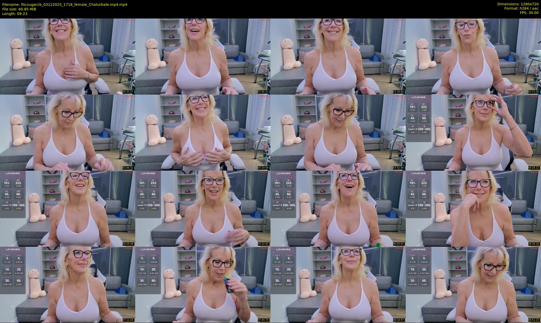 fitcougarcb — 10 minute Chaturbate female cam show recording, 720p, Dec 3, 2025