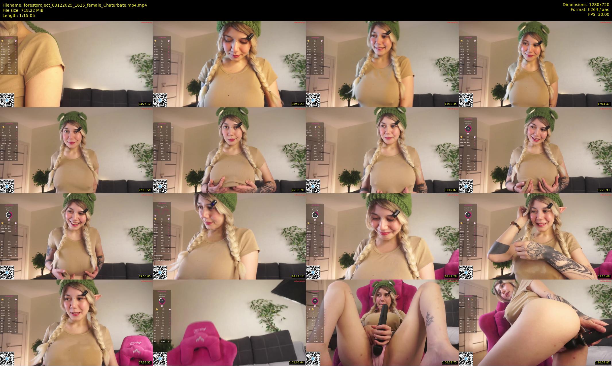 forestproject — 76 minute Chaturbate female cam show recording, 720p, Dec 3, 2025