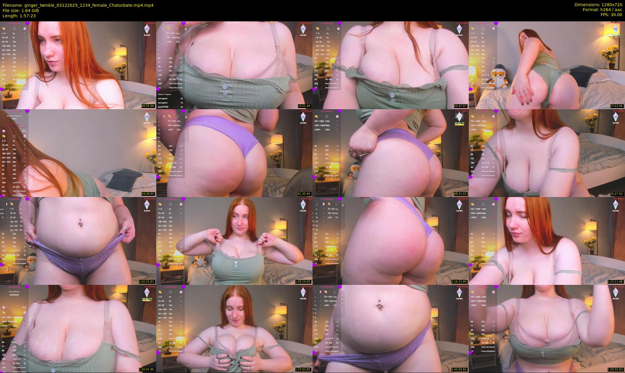 ginger_twinkle — 118 minute Chaturbate female cam show recording, 720p, Dec 3, 2025