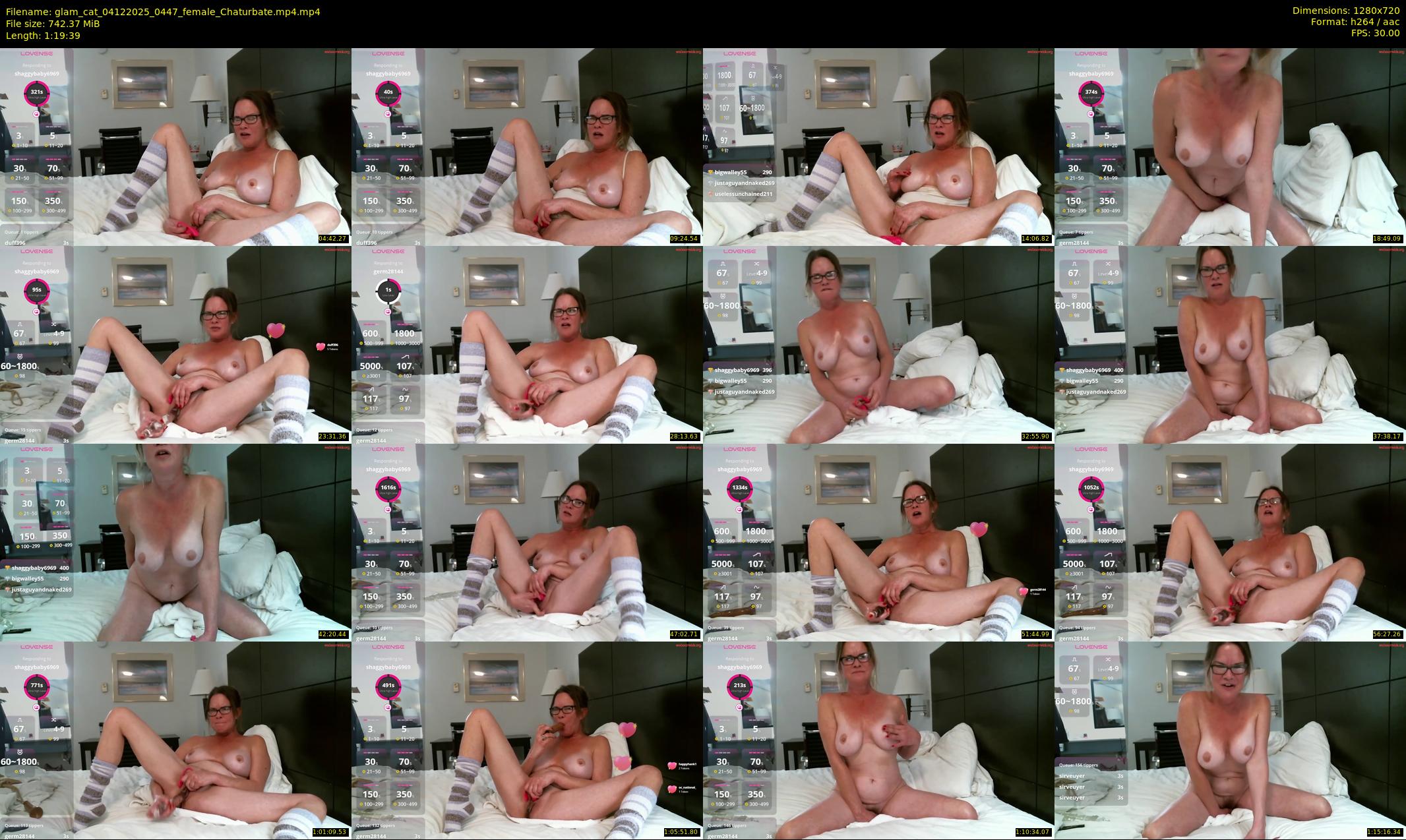 glam_cat — 80 minute Chaturbate female cam show recording, 720p, Dec 4, 2025
