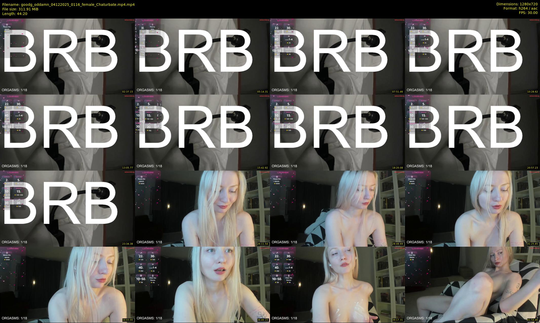 goodg_oddamn — 45 minute Chaturbate female cam show recording, 720p, Dec 4, 2025
