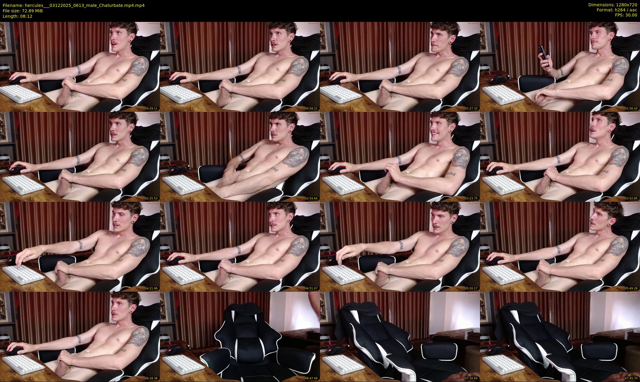 hercules__ — 9 minute Chaturbate male cam show recording, 720p, Dec 3, 2025