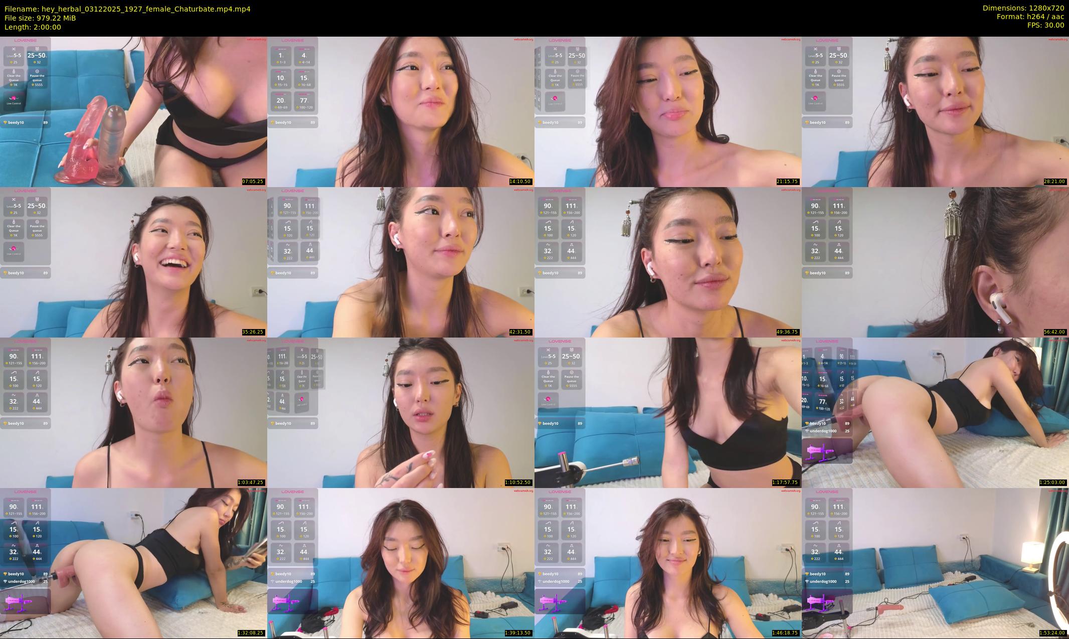 hey_herbal — 120 minute Chaturbate female cam show recording, 720p, Dec 3, 2025