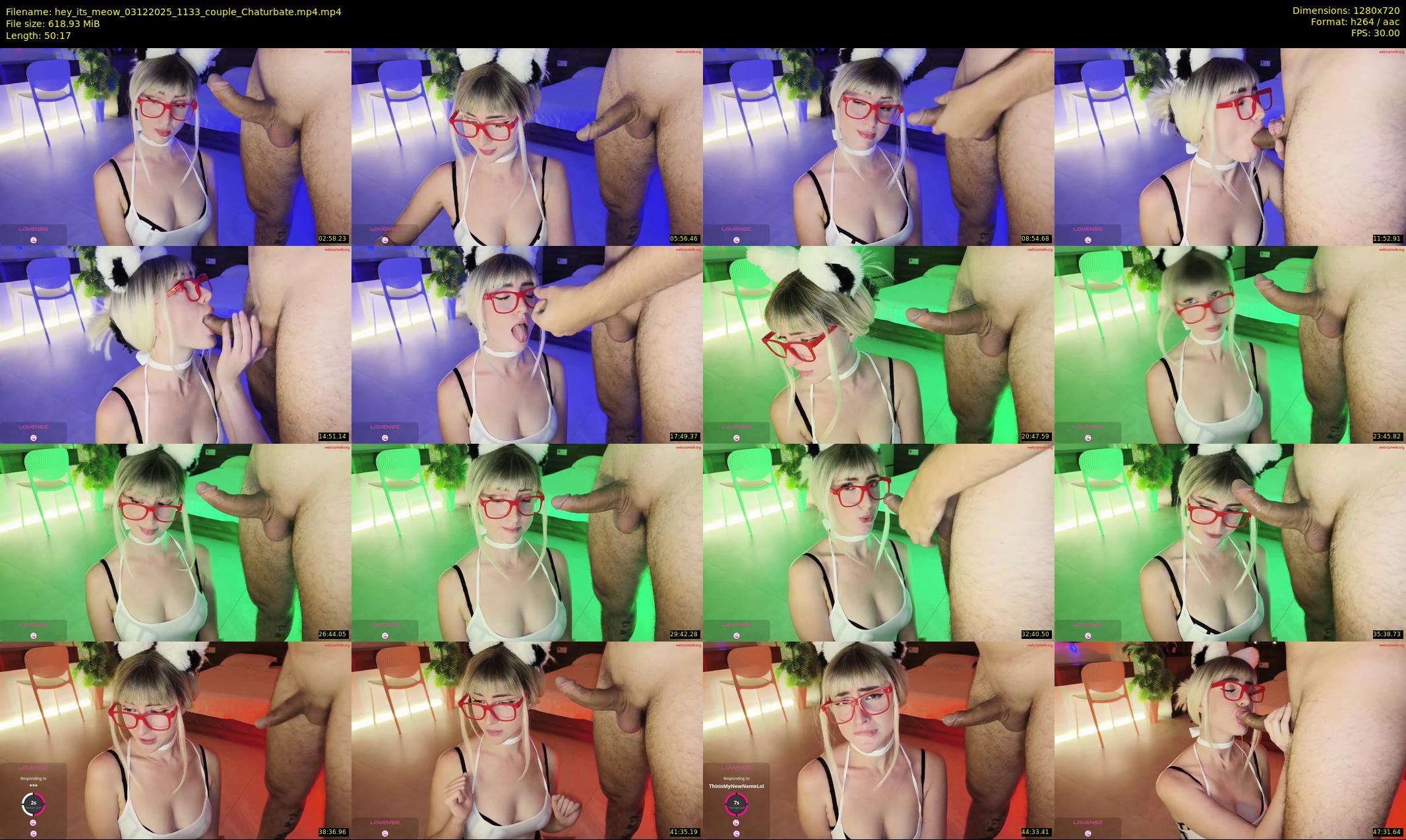 hey_its_meow — 51 minute Chaturbate couple cam show recording, 720p, Dec 3, 2025
