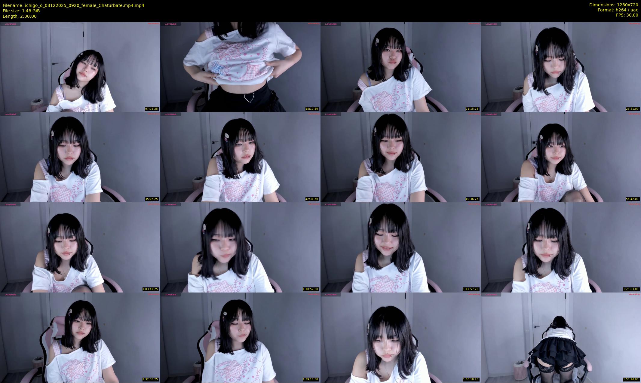 ichigo_o — 120 minute Chaturbate female cam show recording, 720p, Dec 3, 2025