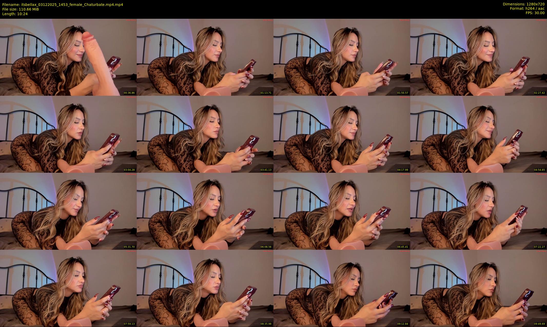 itsbellax — 11 minute Chaturbate female cam show recording, 720p, Dec 3, 2025