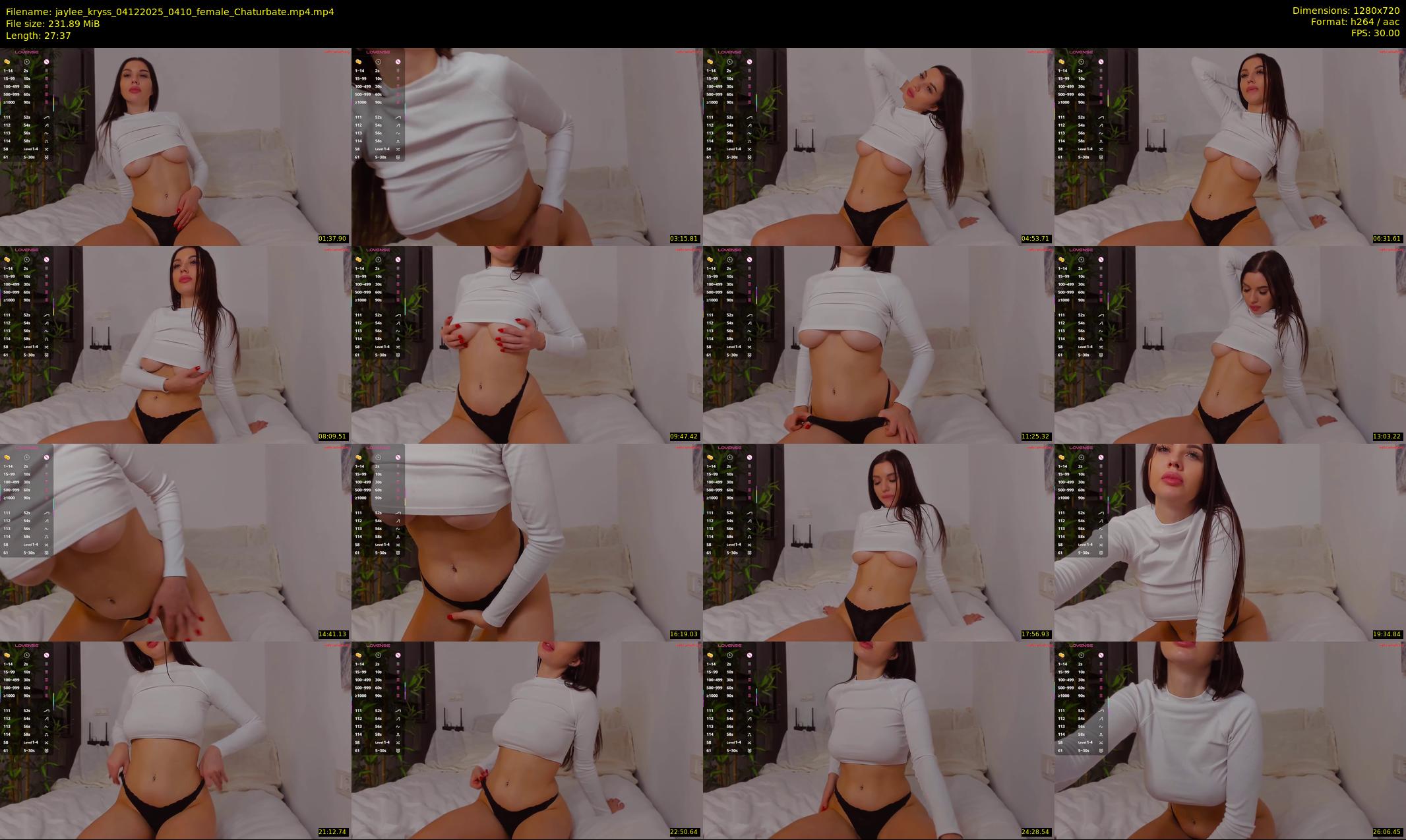 jaylee_kryss — 28 minute Chaturbate female cam show recording, 720p, Dec 4, 2025