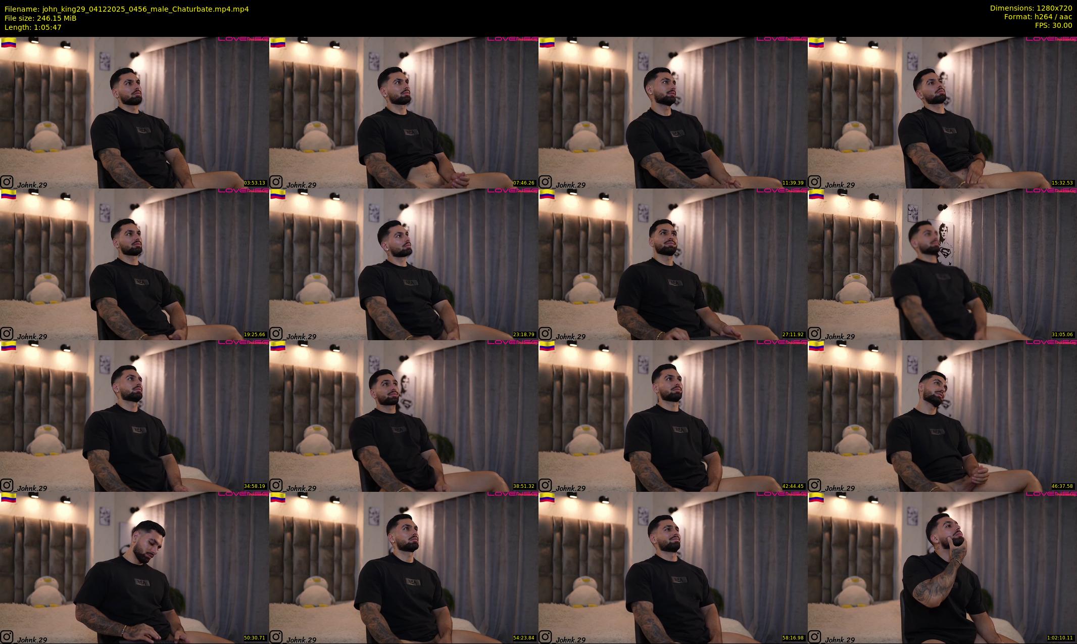 john_king29 — 66 minute Chaturbate male cam show recording, 720p, Dec 4, 2025
