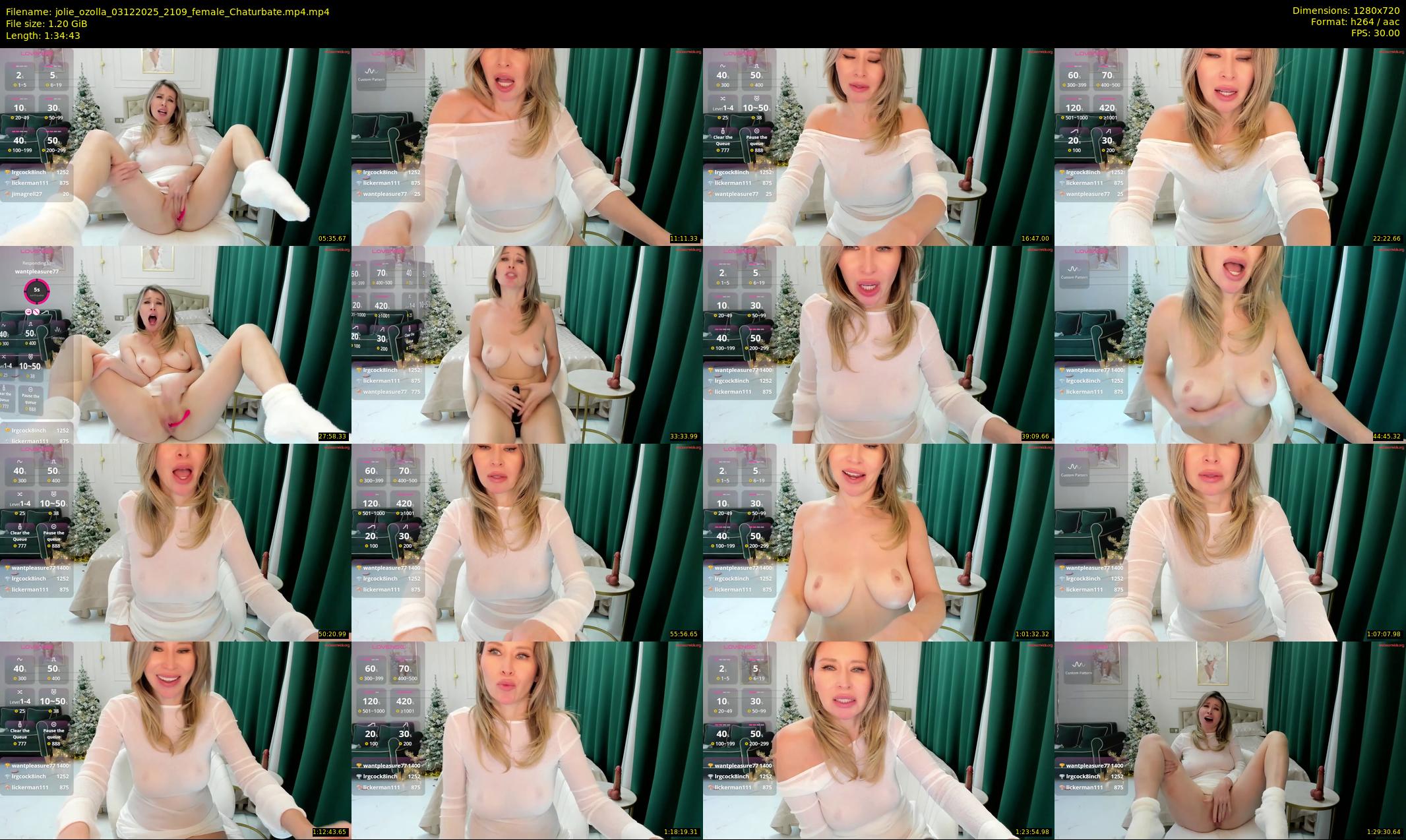 jolie_ozolla — 95 minute Chaturbate female cam show recording, 720p, Dec 3, 2025
