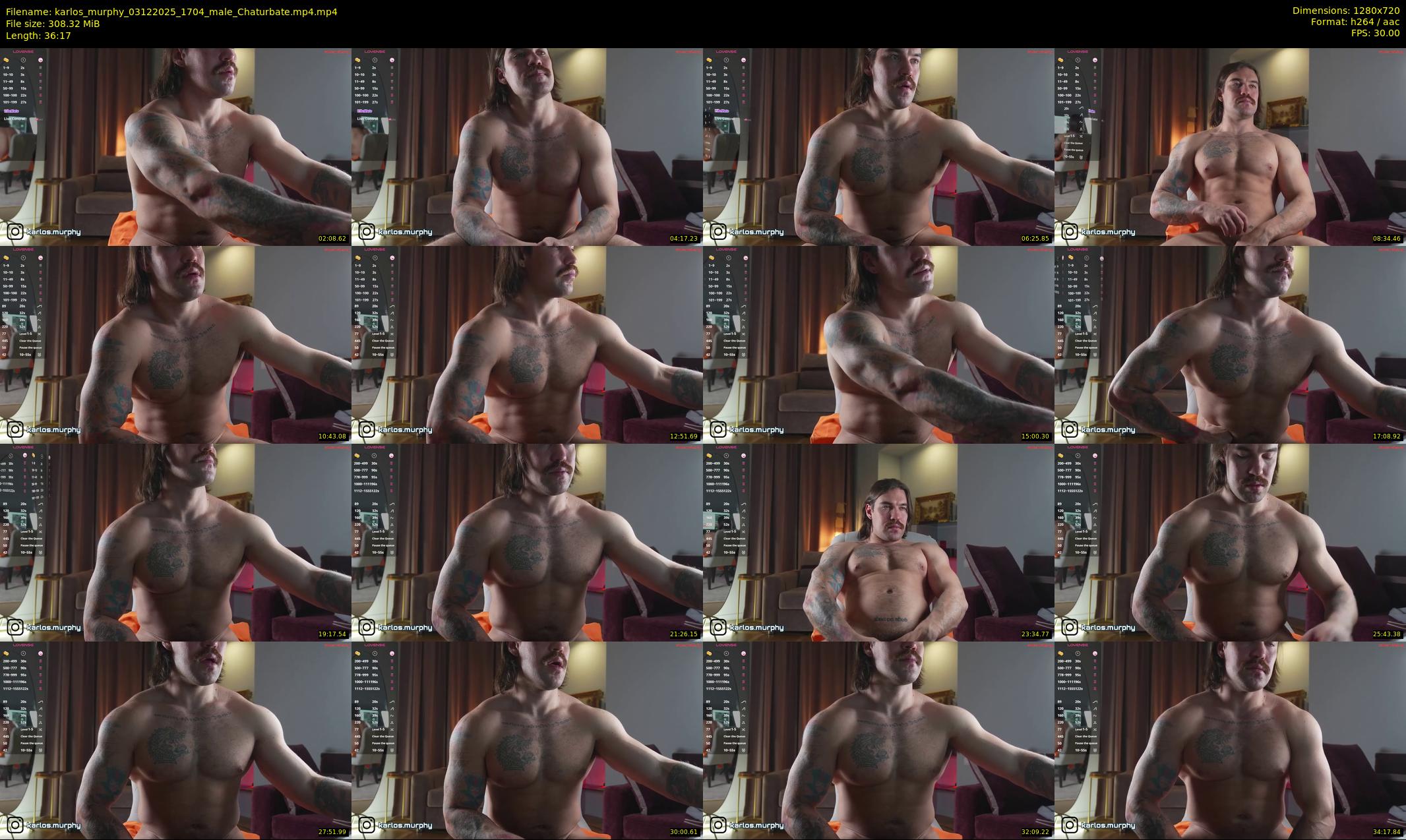 karlos_murphy — 37 minute Chaturbate male cam show recording, 720p, Dec 3, 2025