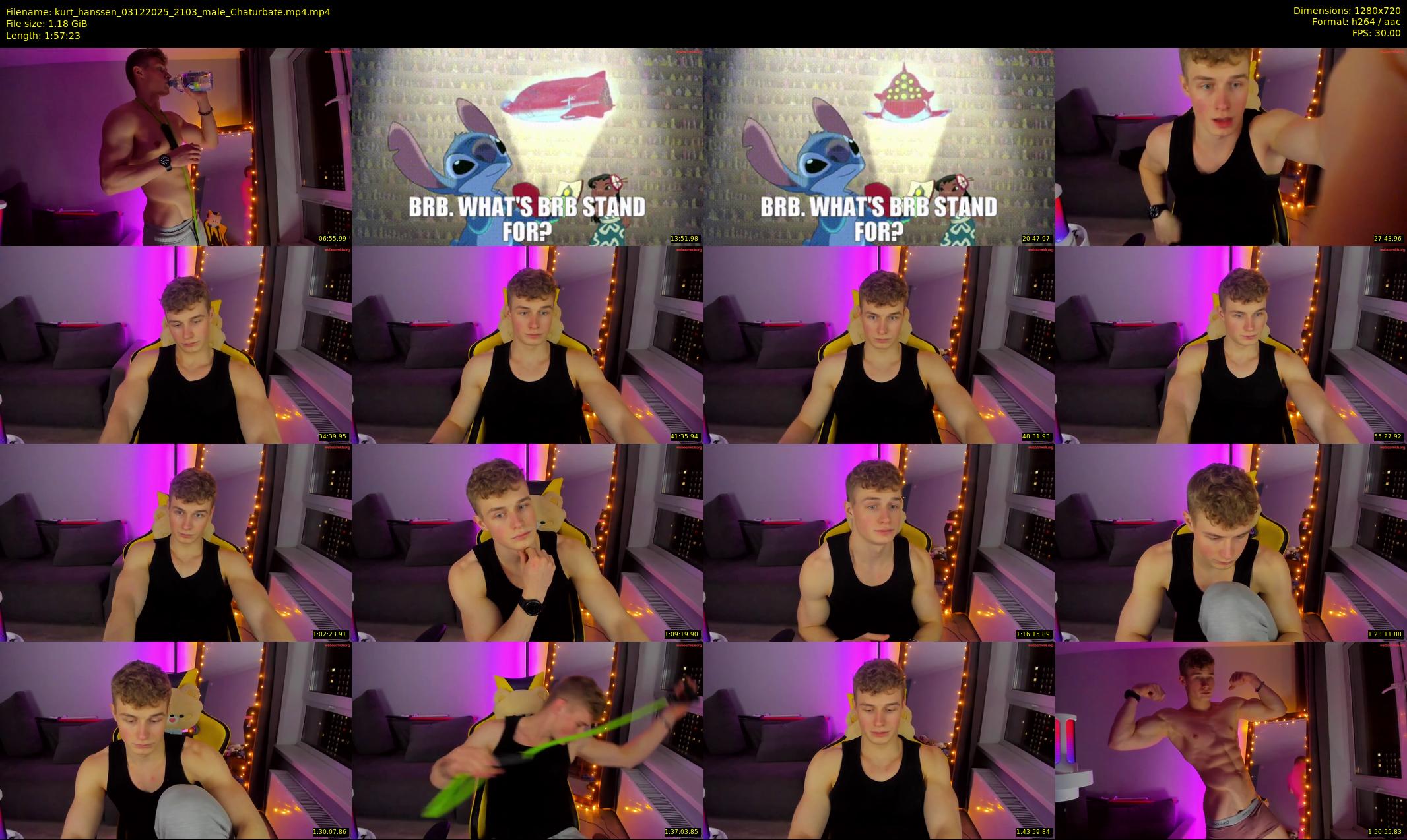 kurt_hanssen — 118 minute Chaturbate male cam show recording, 720p, Dec 3, 2025