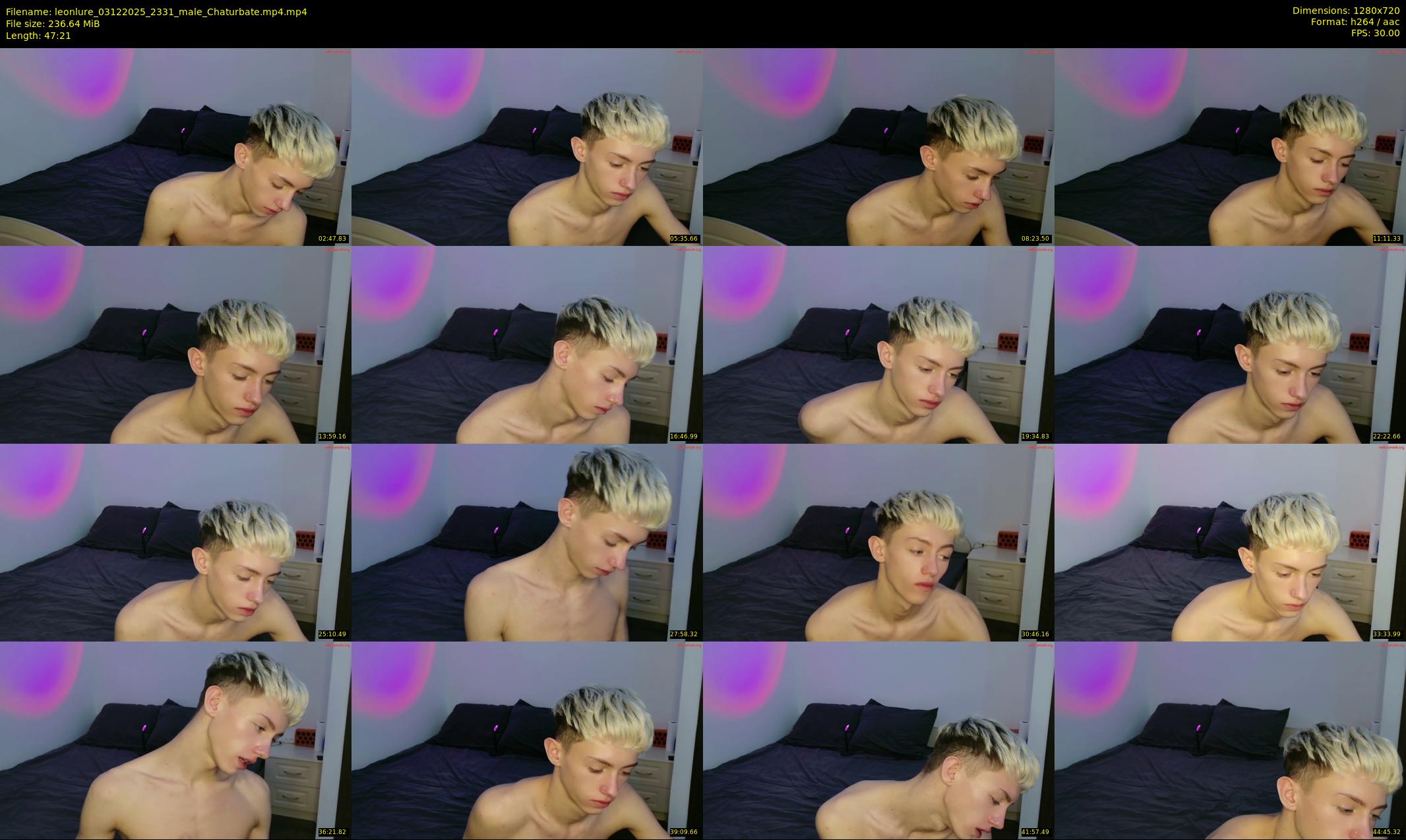 leonlure — 48 minute Chaturbate male cam show recording, 720p, Dec 3, 2025
