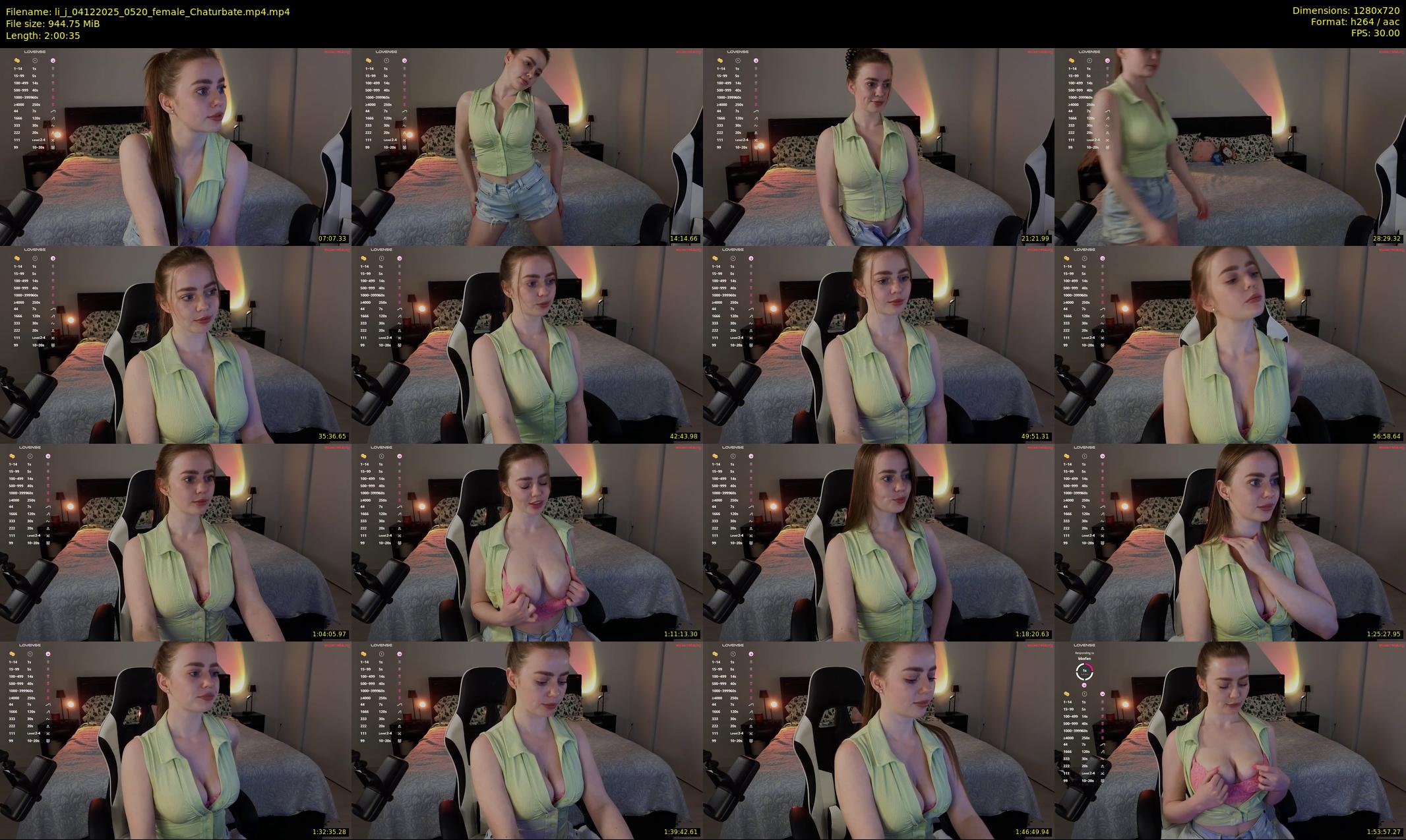 li_j — 121 minute Chaturbate female cam show recording, 720p, Dec 4, 2025