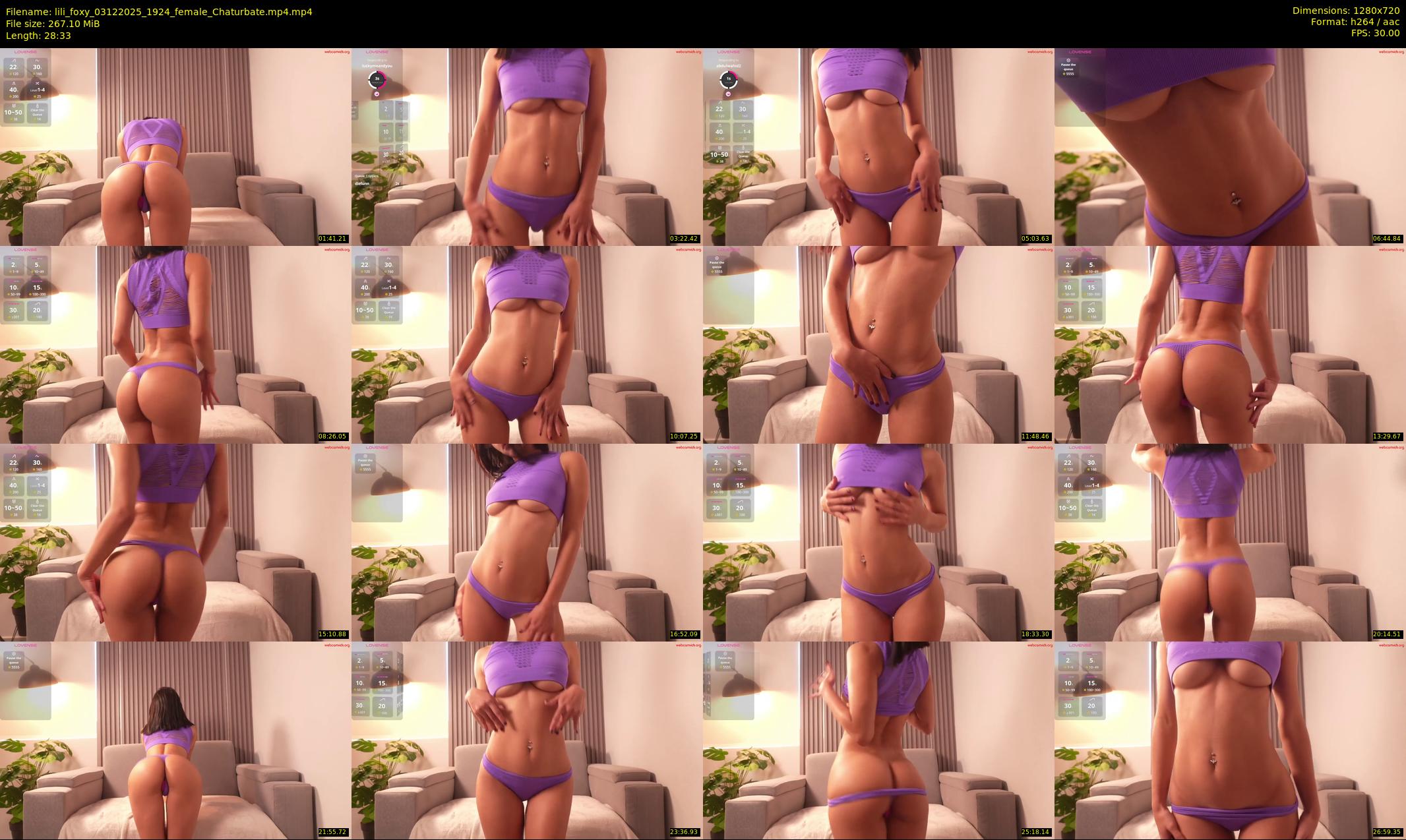 lili_foxy — 29 minute Chaturbate female cam show recording, 720p, Dec 3, 2025