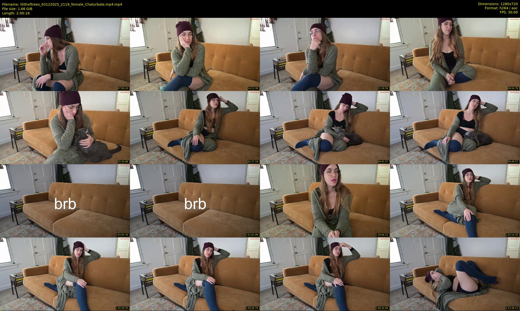 lilithoftrees — 121 minute Chaturbate female cam show recording, 720p, Dec 3, 2025