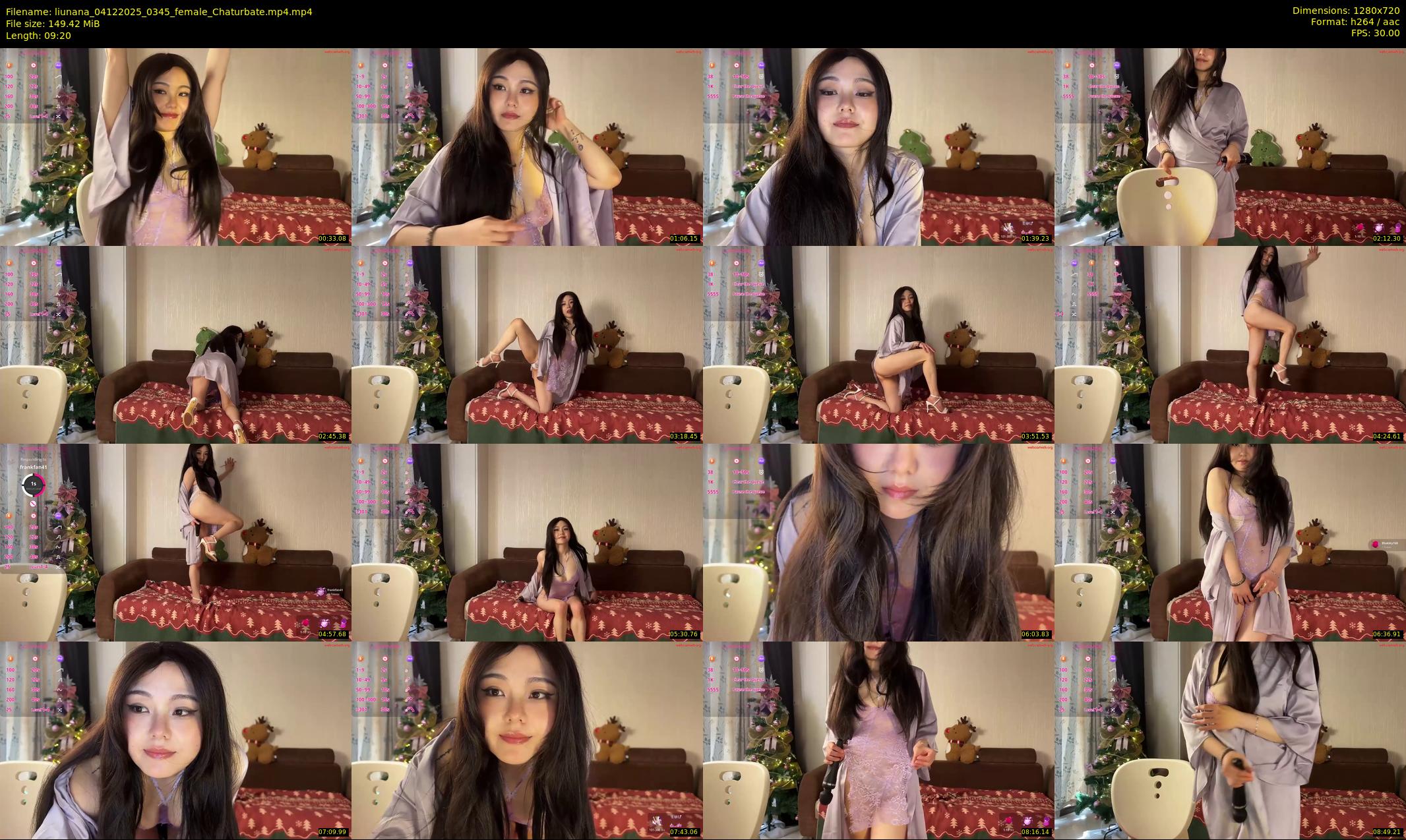 liunana — 10 minute Chaturbate female cam show recording, 720p, Dec 4, 2025