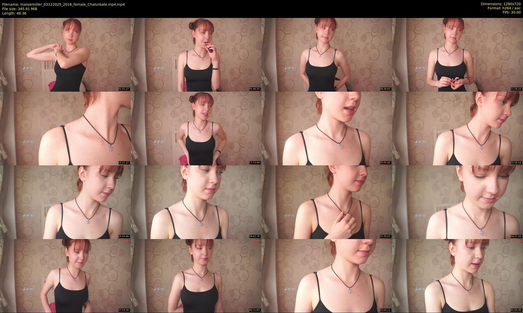 maisiemiller — 49 minute Chaturbate female cam show recording, 720p, Dec 3, 2025