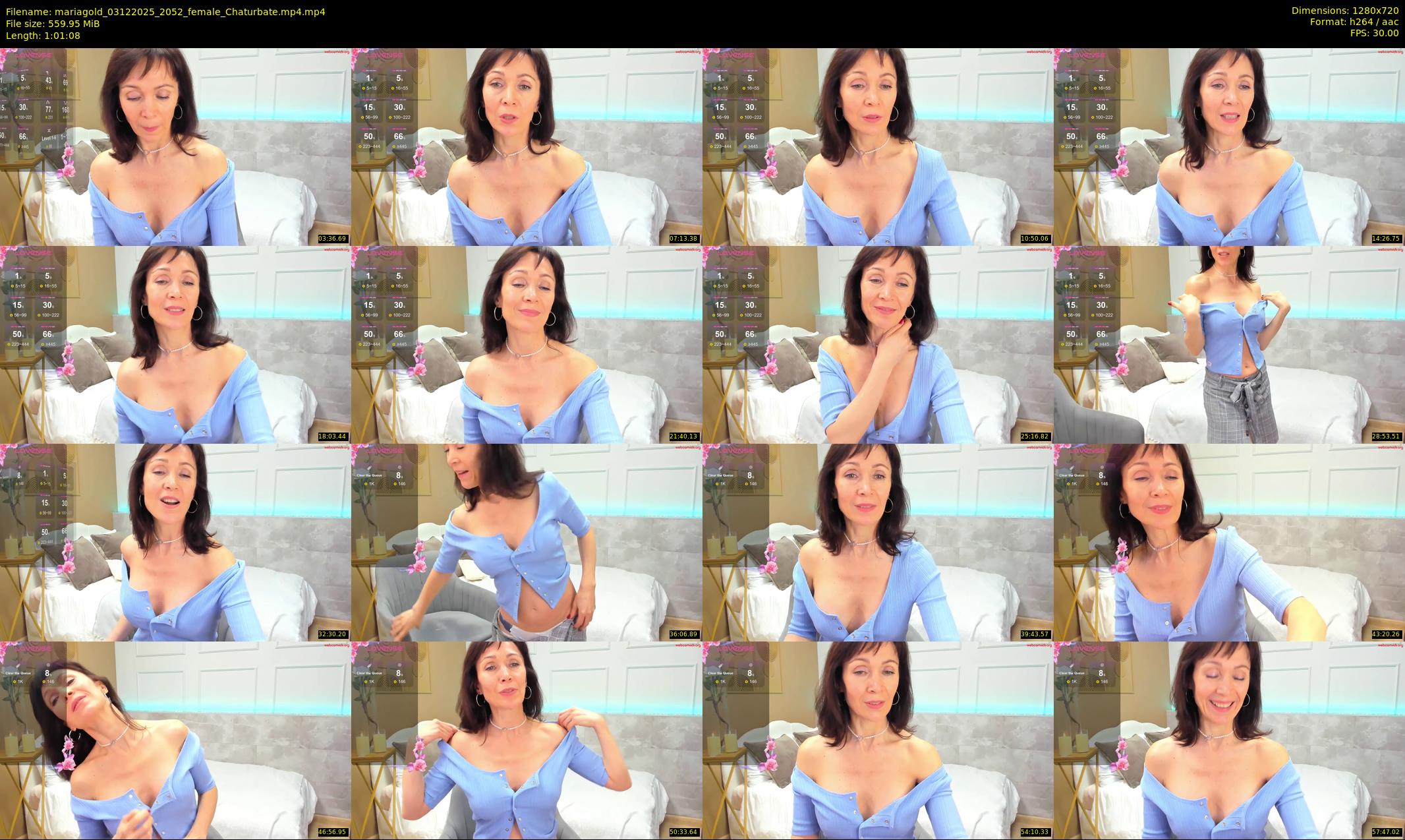 mariagold — 62 minute Chaturbate female cam show recording, 720p, Dec 3, 2025
