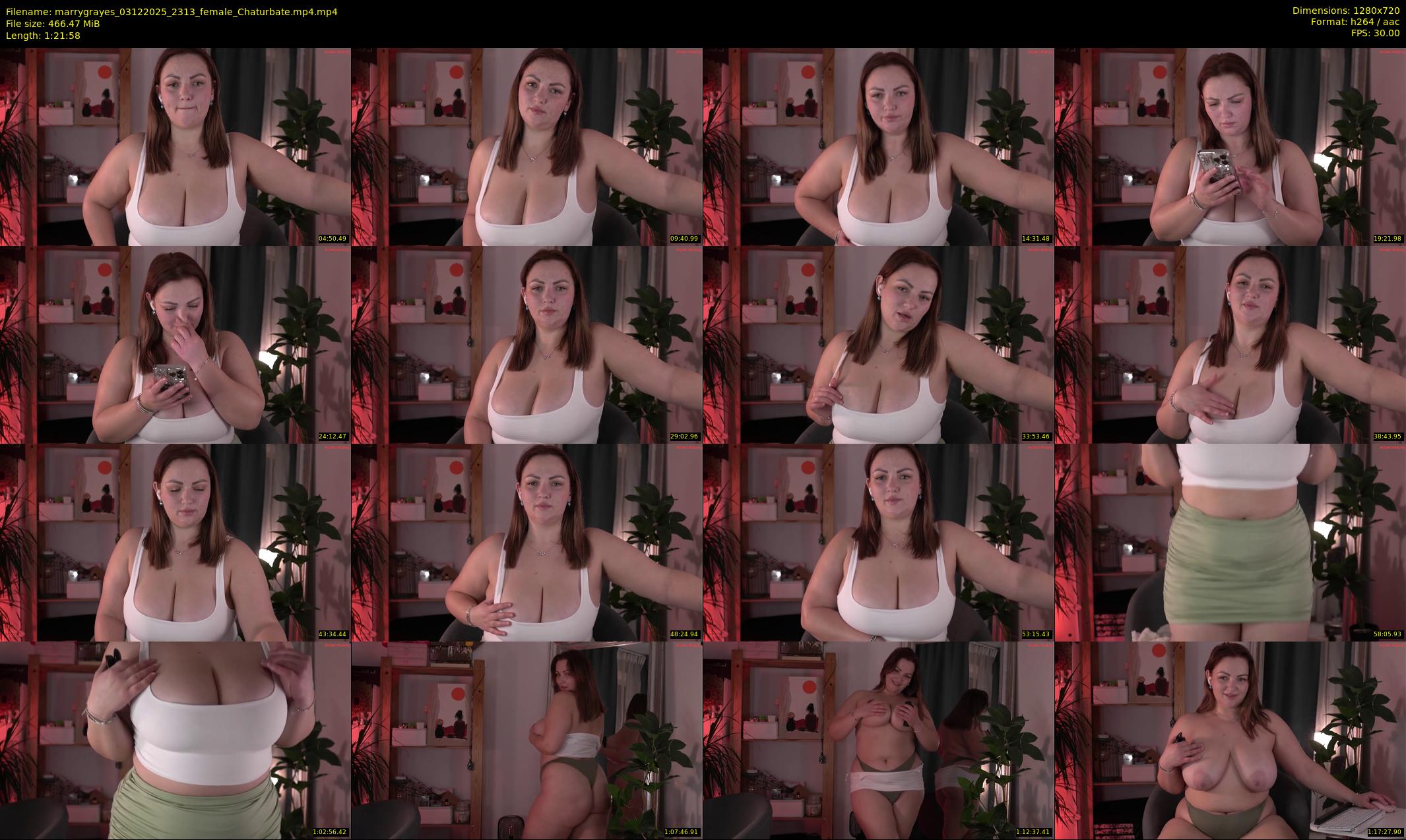 marrygrayes — 82 minute Chaturbate female cam show recording, 720p, Dec 3, 2025