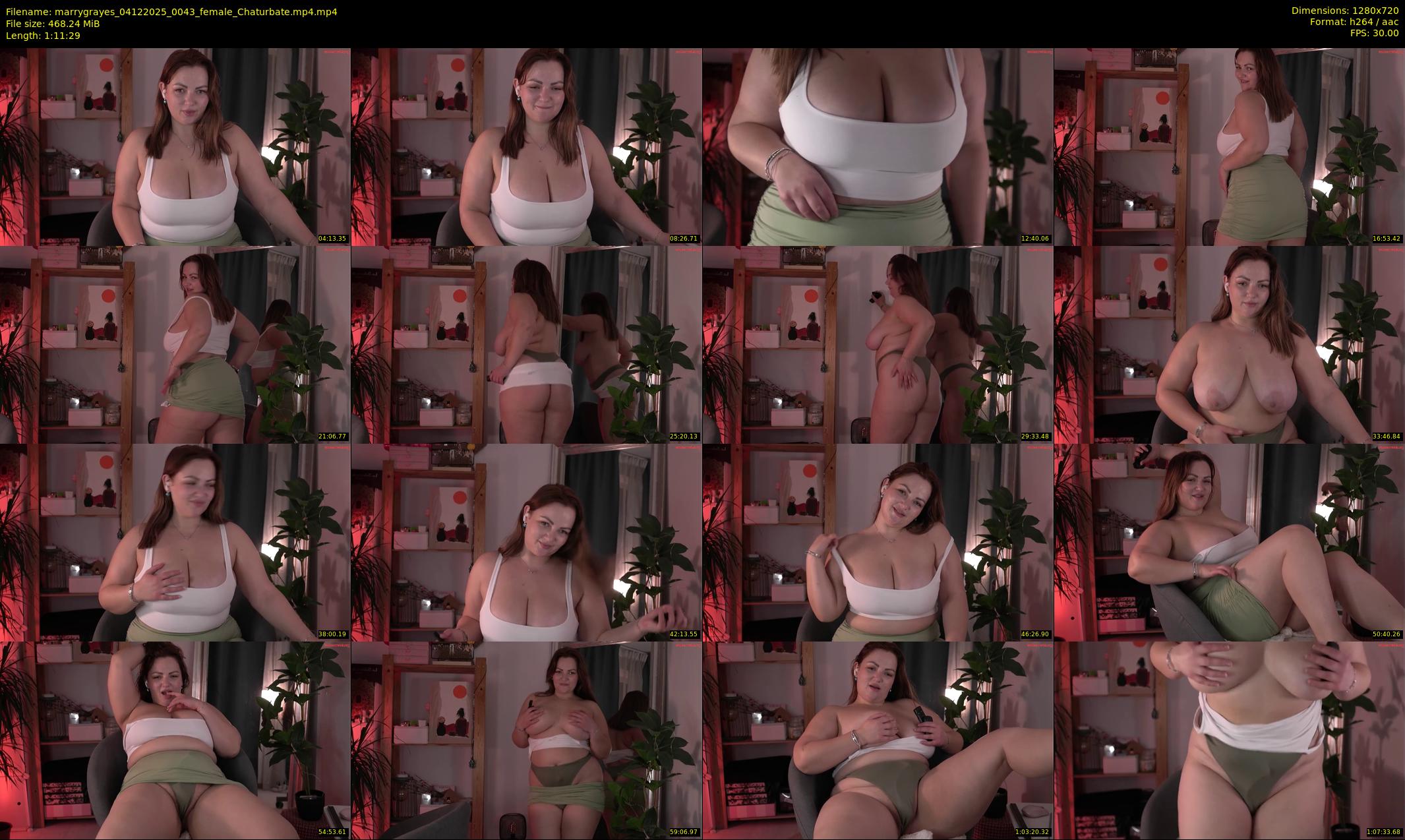 marrygrayes — 72 minute Chaturbate female cam show recording, 720p, Dec 4, 2025